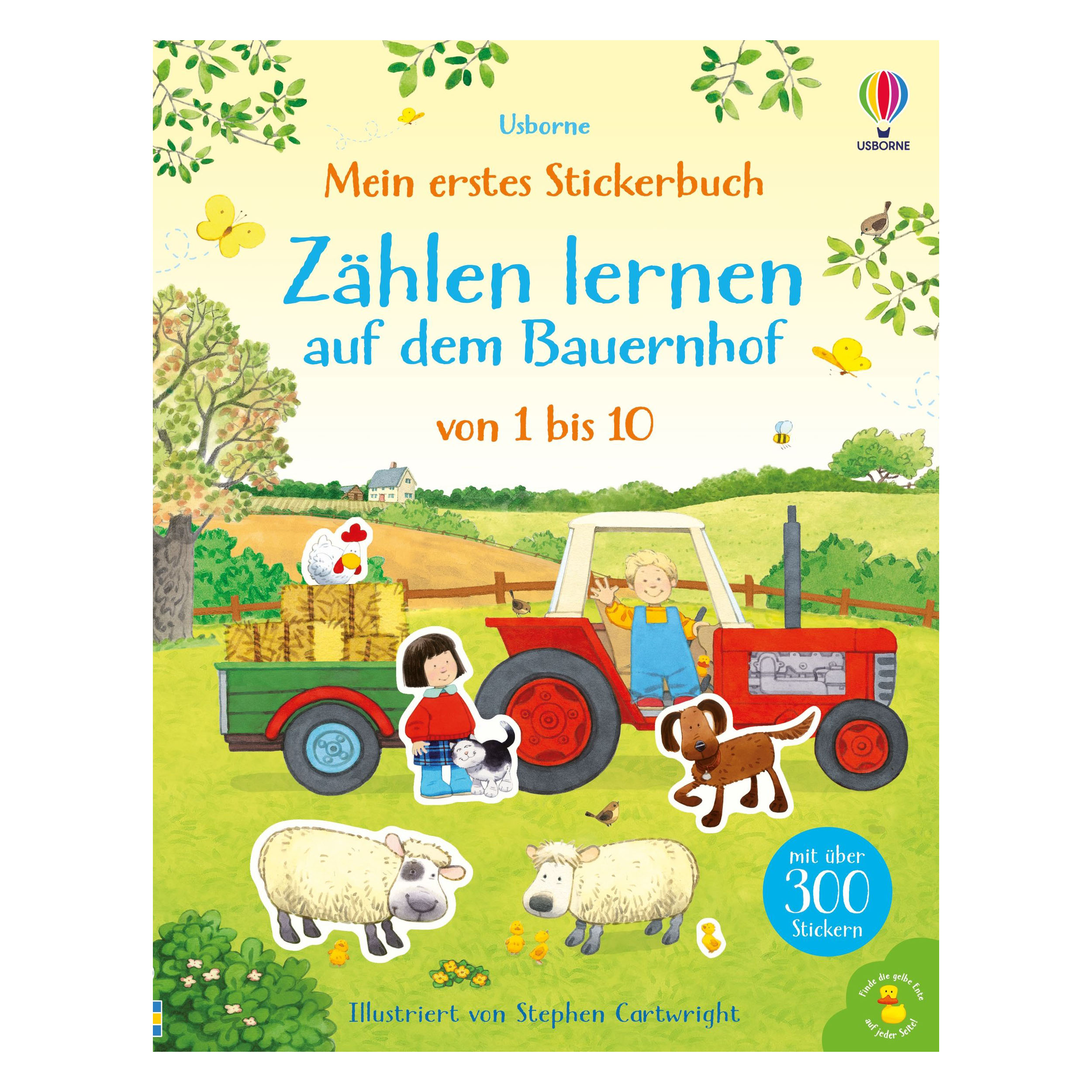 Mein erstes Stickerbuch: Zählen lernen auf dem Bauernhof