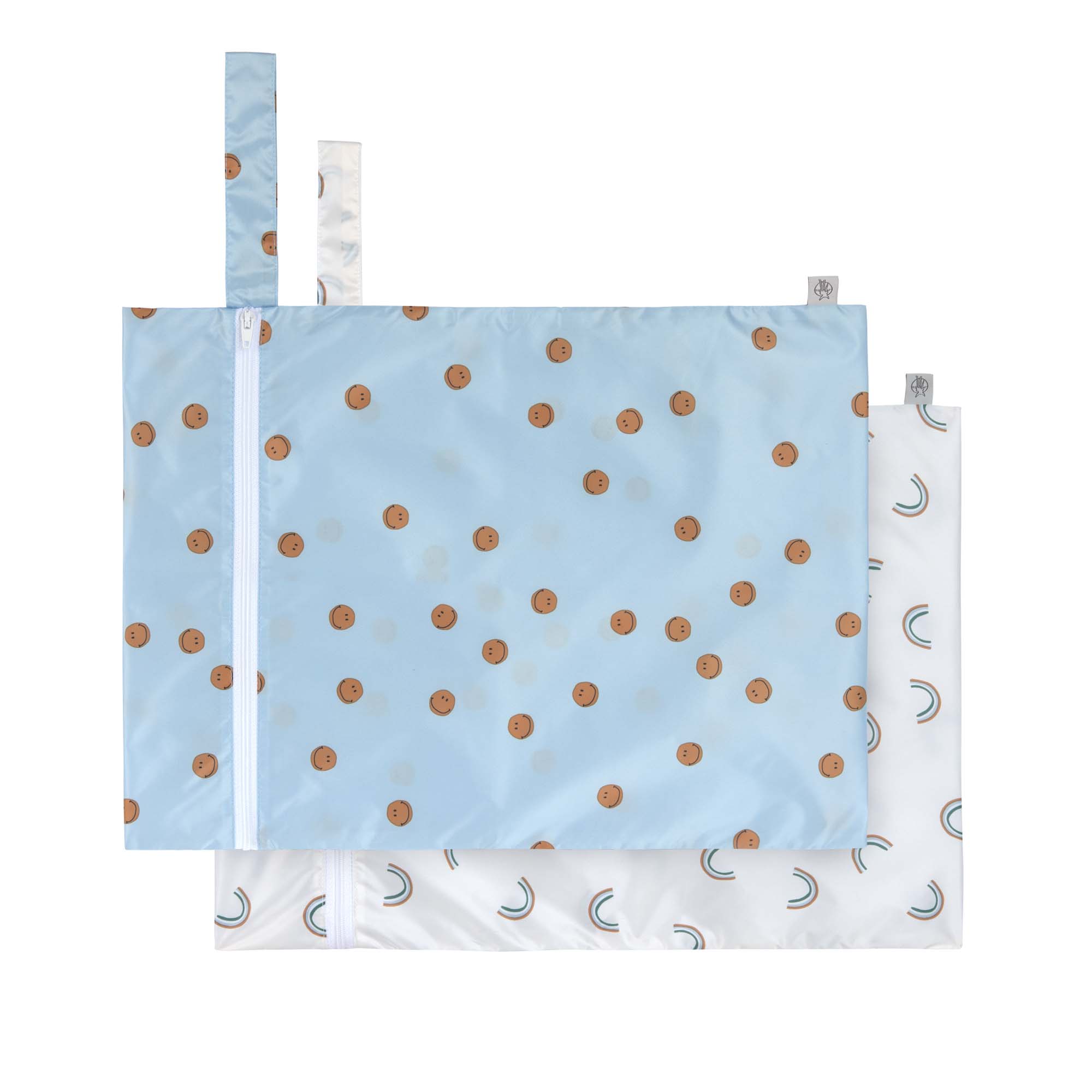 Nasstaschen Set Happy Rascals Smile Sky Blue Nasstaschen Set Happy Rascals Smile Sky Blue