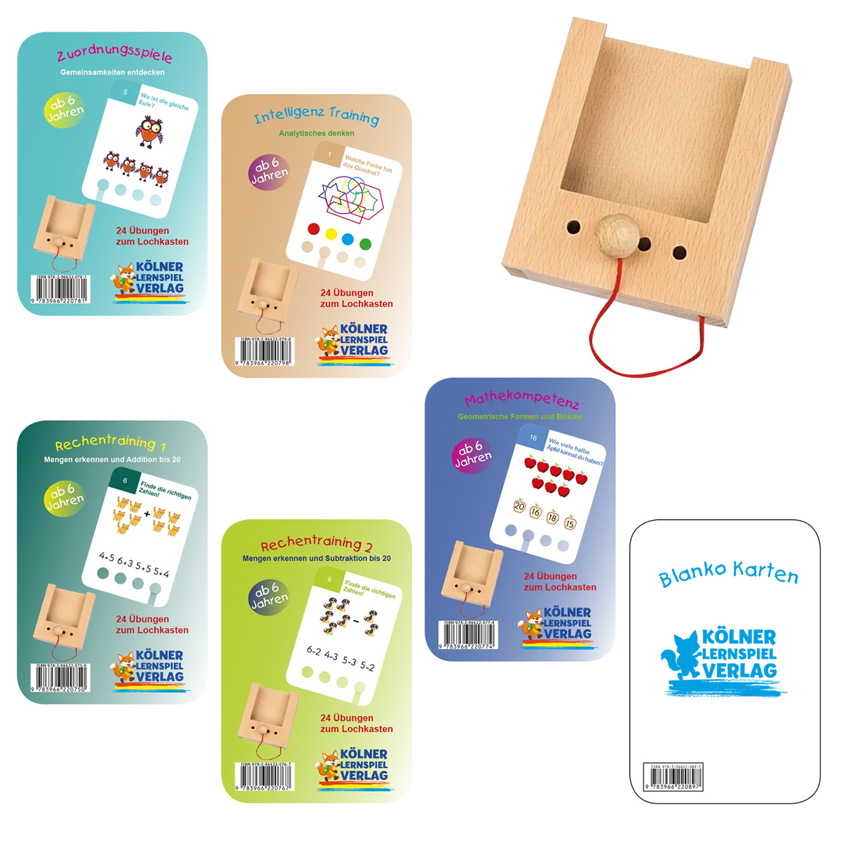Lochkasten Starterset für 6-Jährige Lochkasten Starterset für 6-Jährige