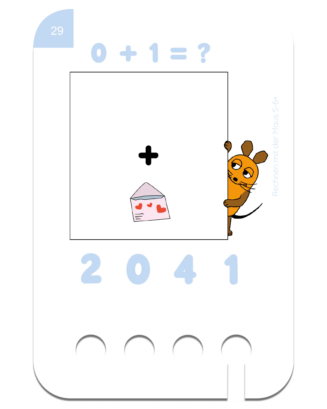 Lochkasten Kartensatz Erstes Rechnen mit der Maus 5-6