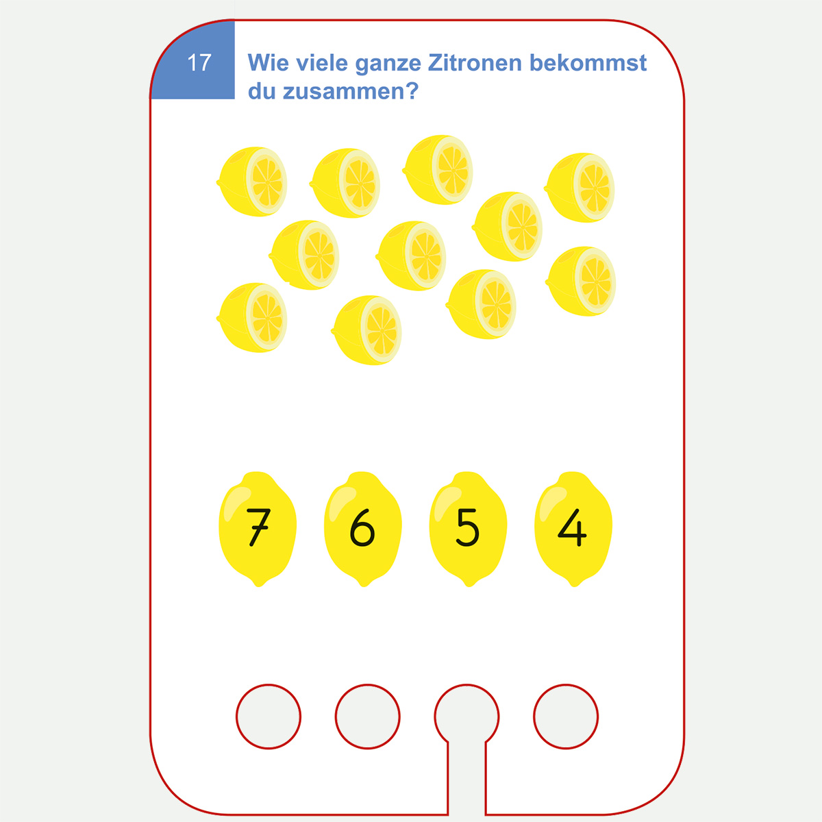 Lochkasten Kartensatz 6+ Mathekompetenz Lochkasten Kartensatz 6+ Mathekompetenz