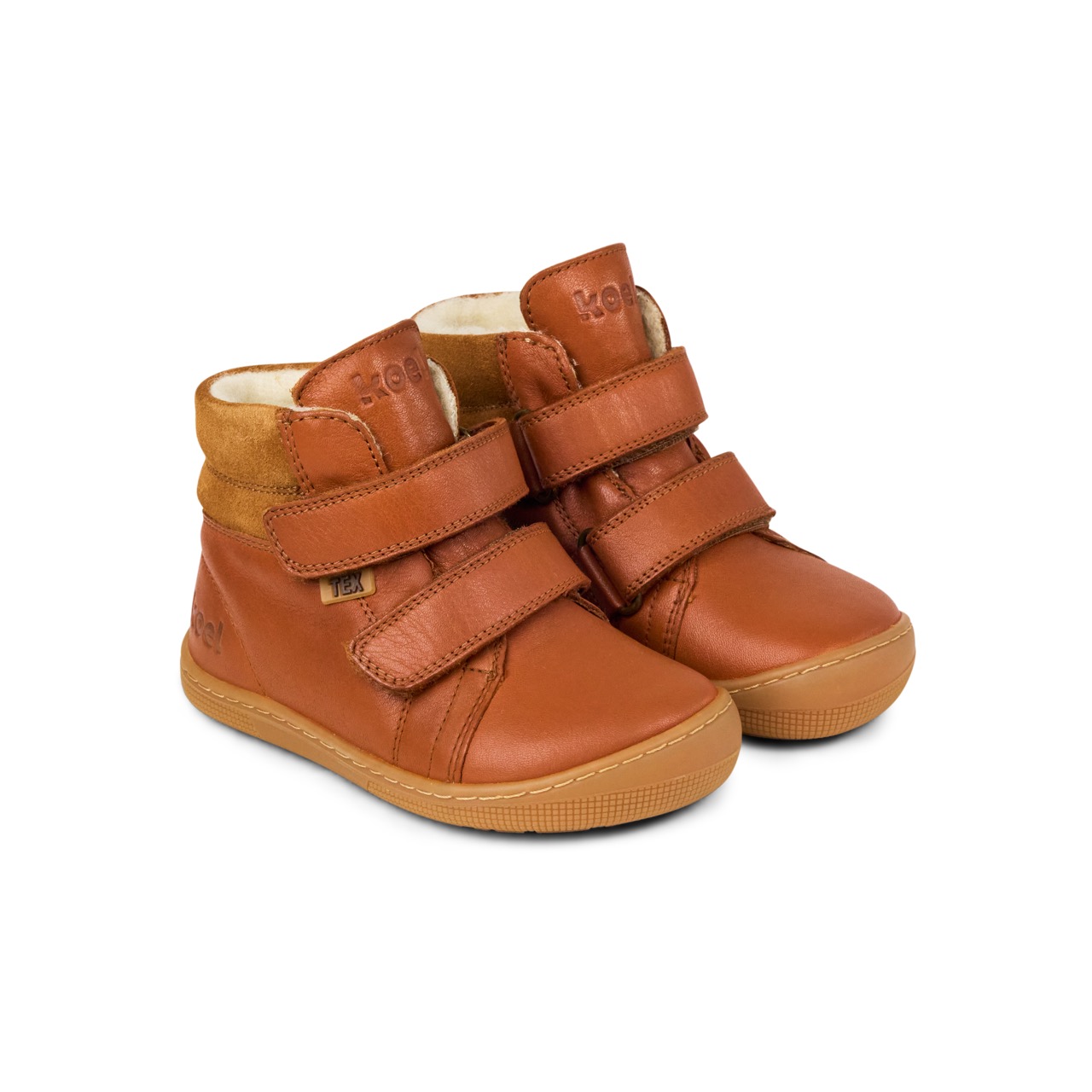 Winterschuh Demil Wolle Cognac Tex