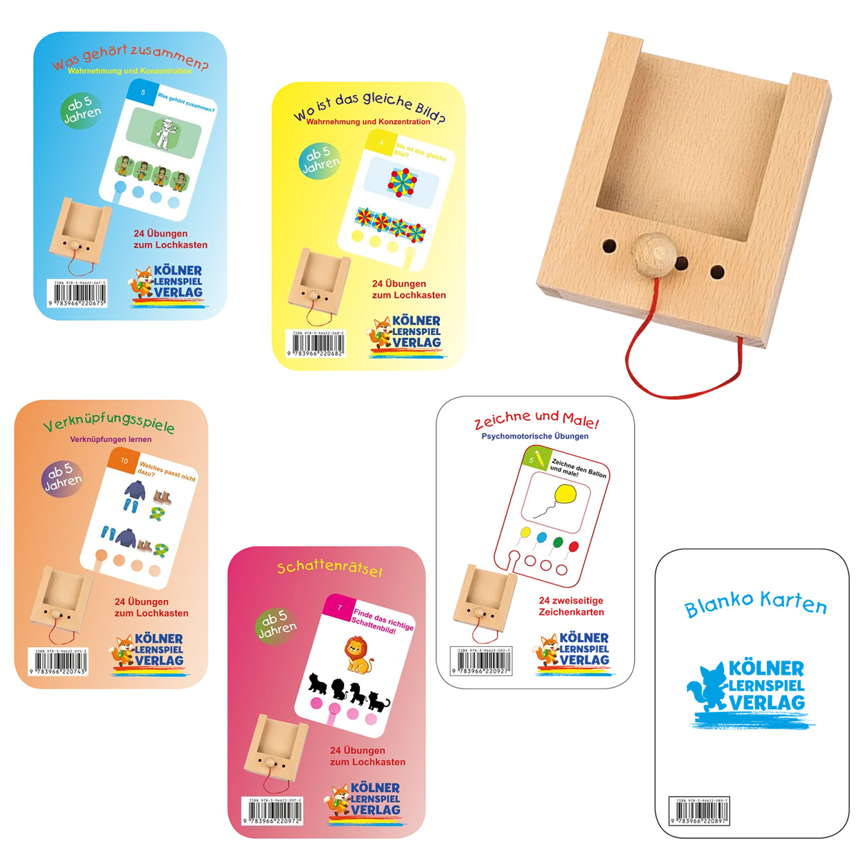 Lochkasten Starterset für 5-Jährige Lochkasten Starterset für 5-Jährige