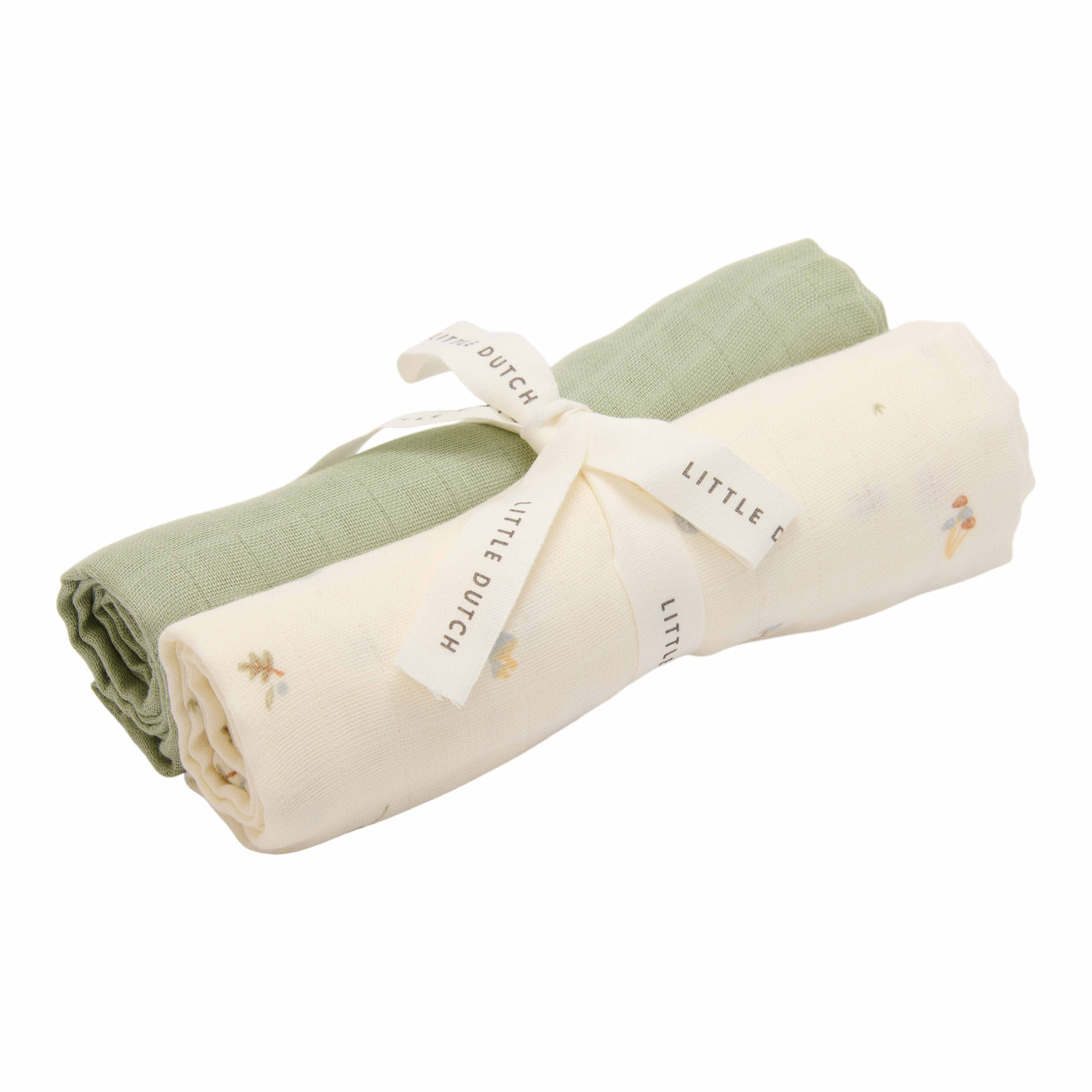Mulltuch Swaddle Forest Treasures & Sage 70x70 Mulltuch Swaddle Forest Treasures & Sage 70x70