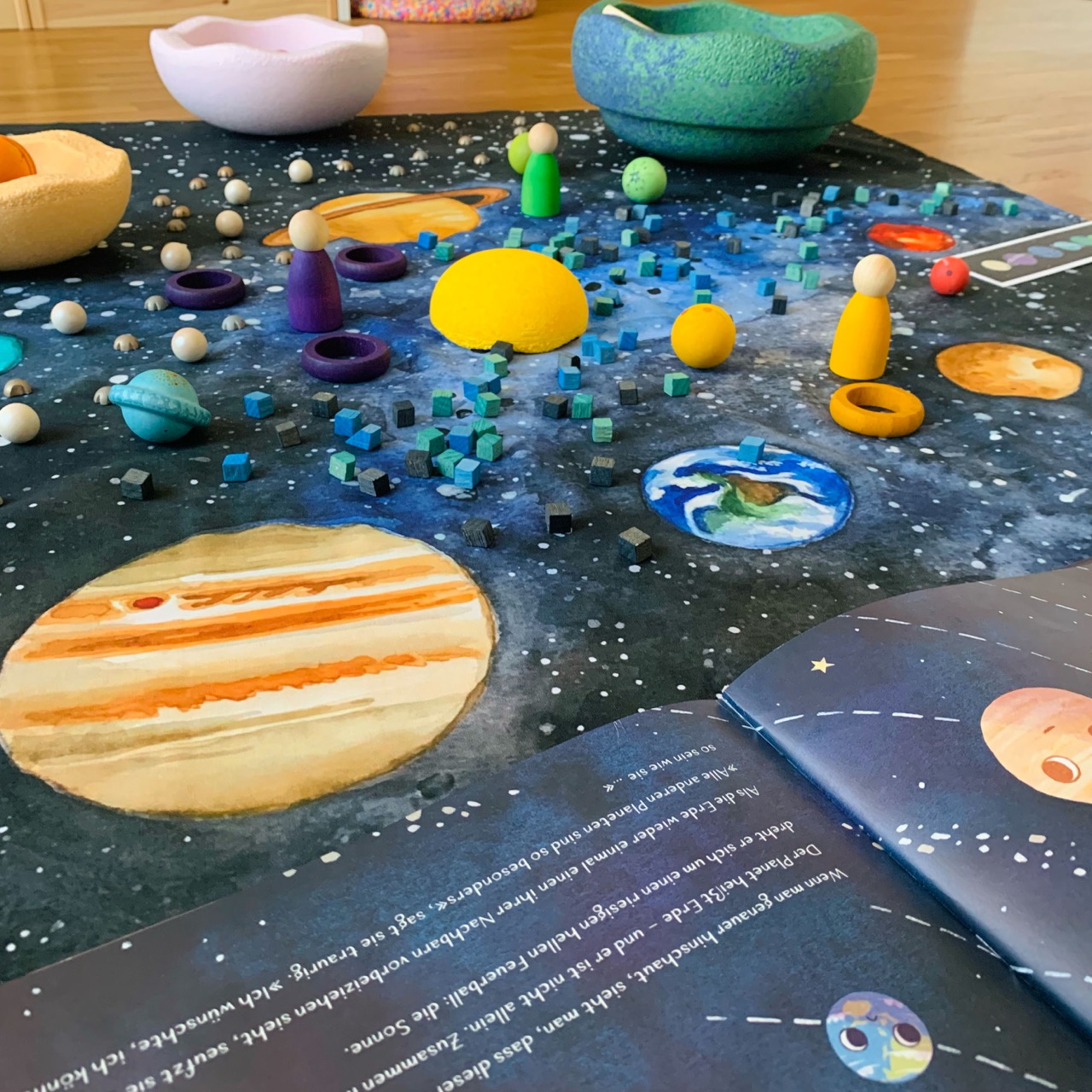 Spieltuch The Solar System 100 x 100 cm