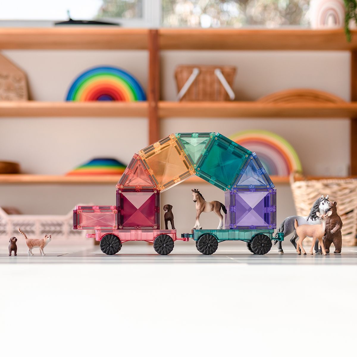 Magnetbausteine Mega Pack Pastel 202tlg. Magnetbausteine Mega Pack Pastel 202tlg.