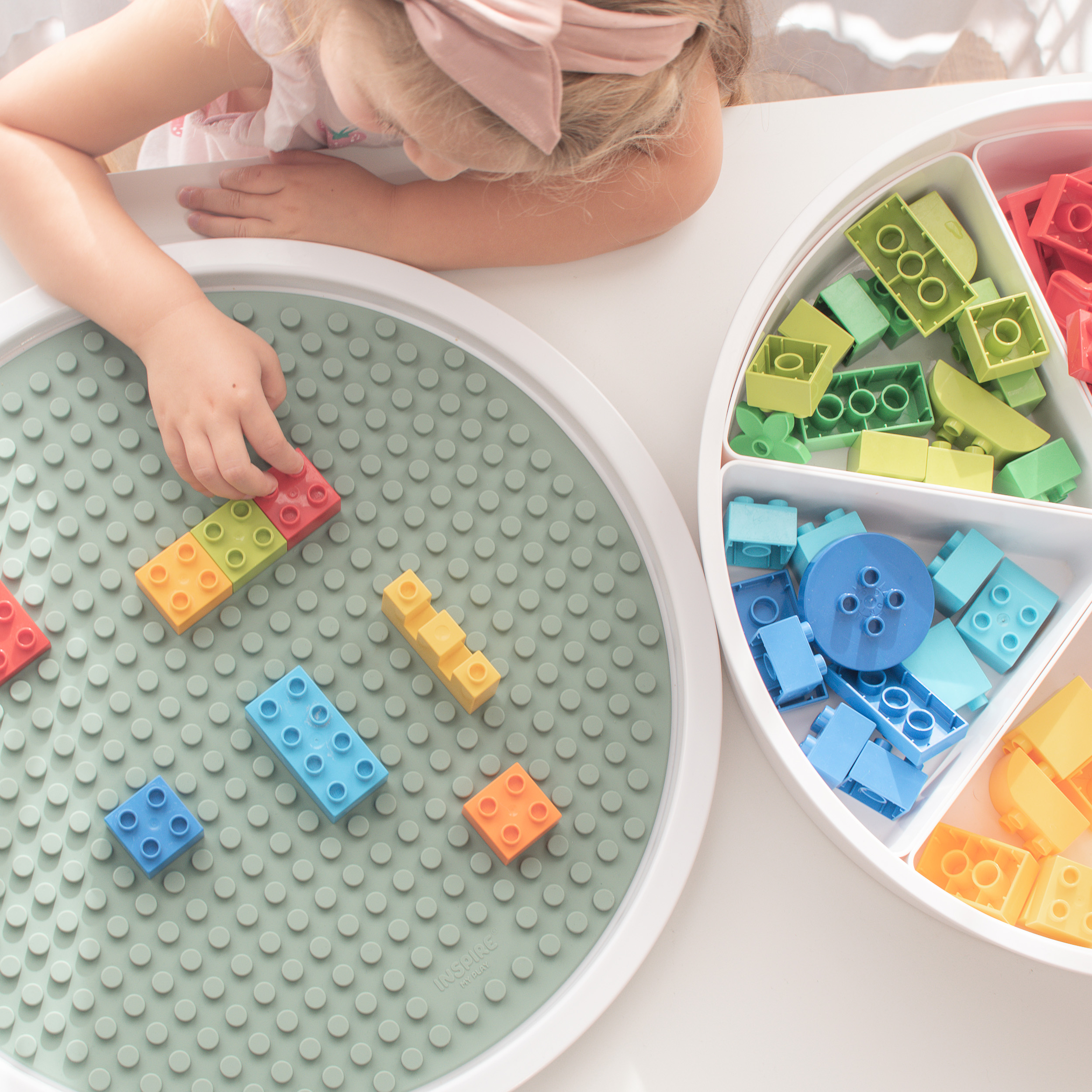 Matte für Bausteine Grün