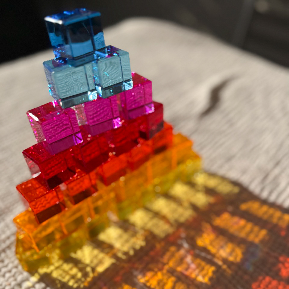 Lichtbauwürfel Einzelstück