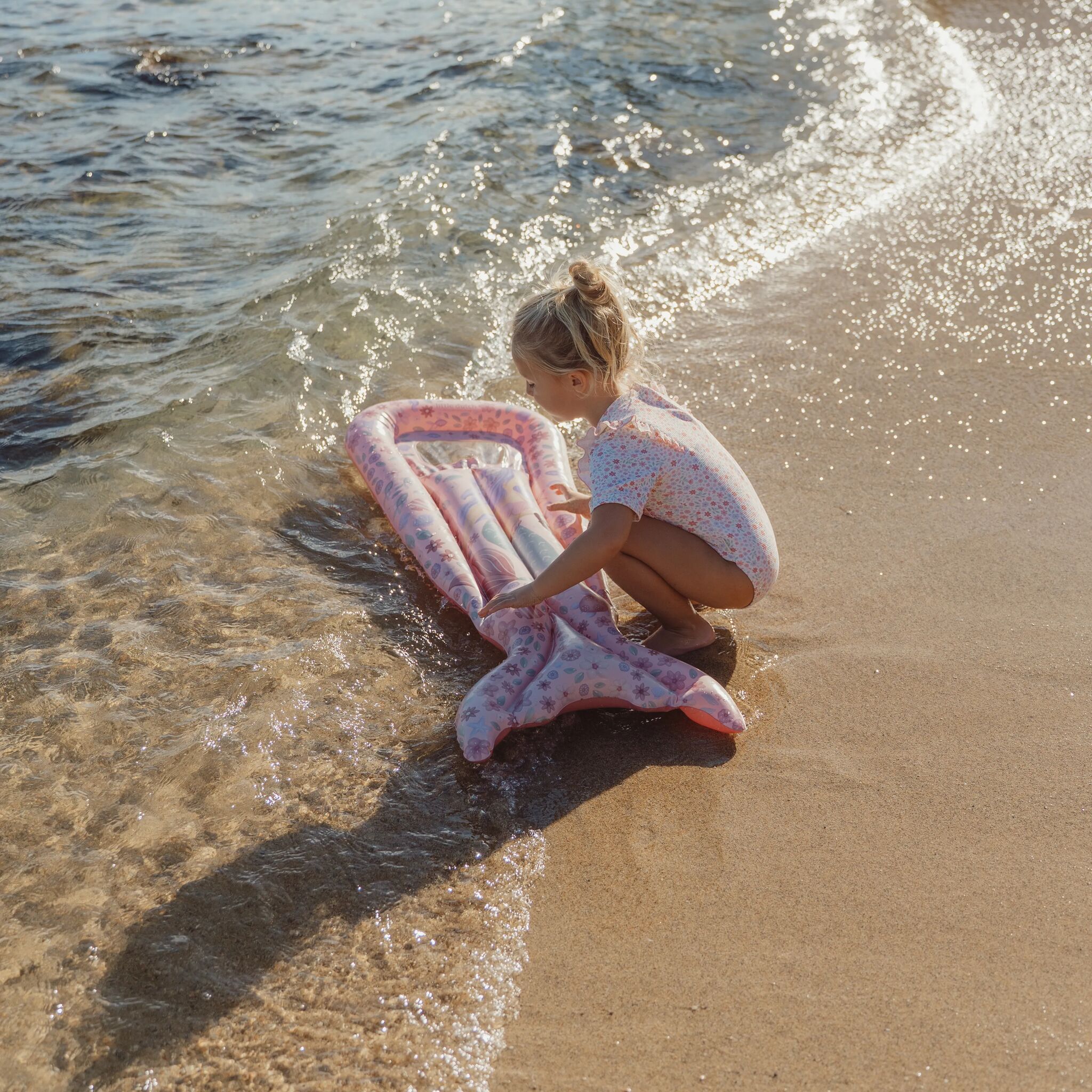 Luftmatratze mit Flosse Dreamy Mermaid