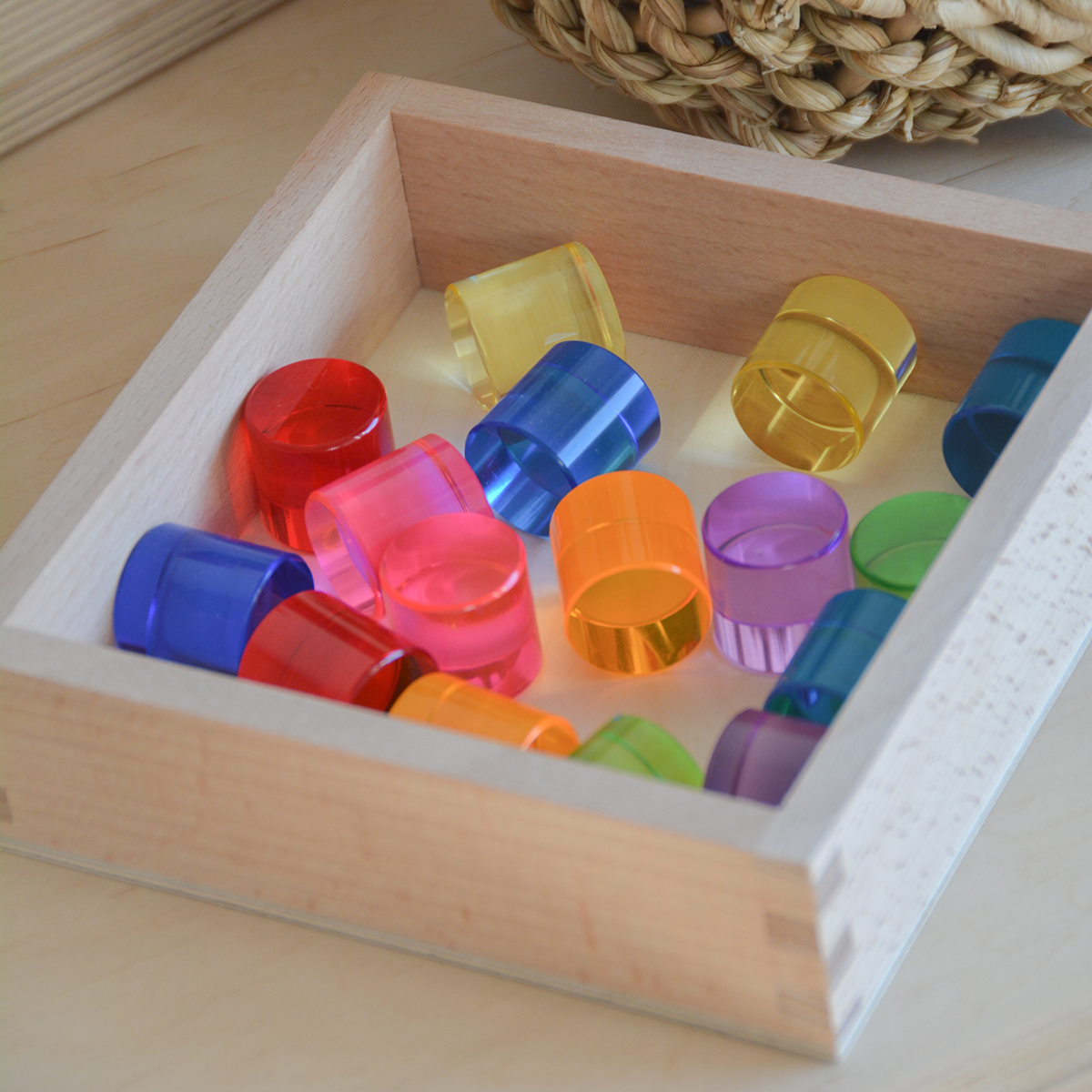 Lichtbauzylinder in Pappbox 16 Teile