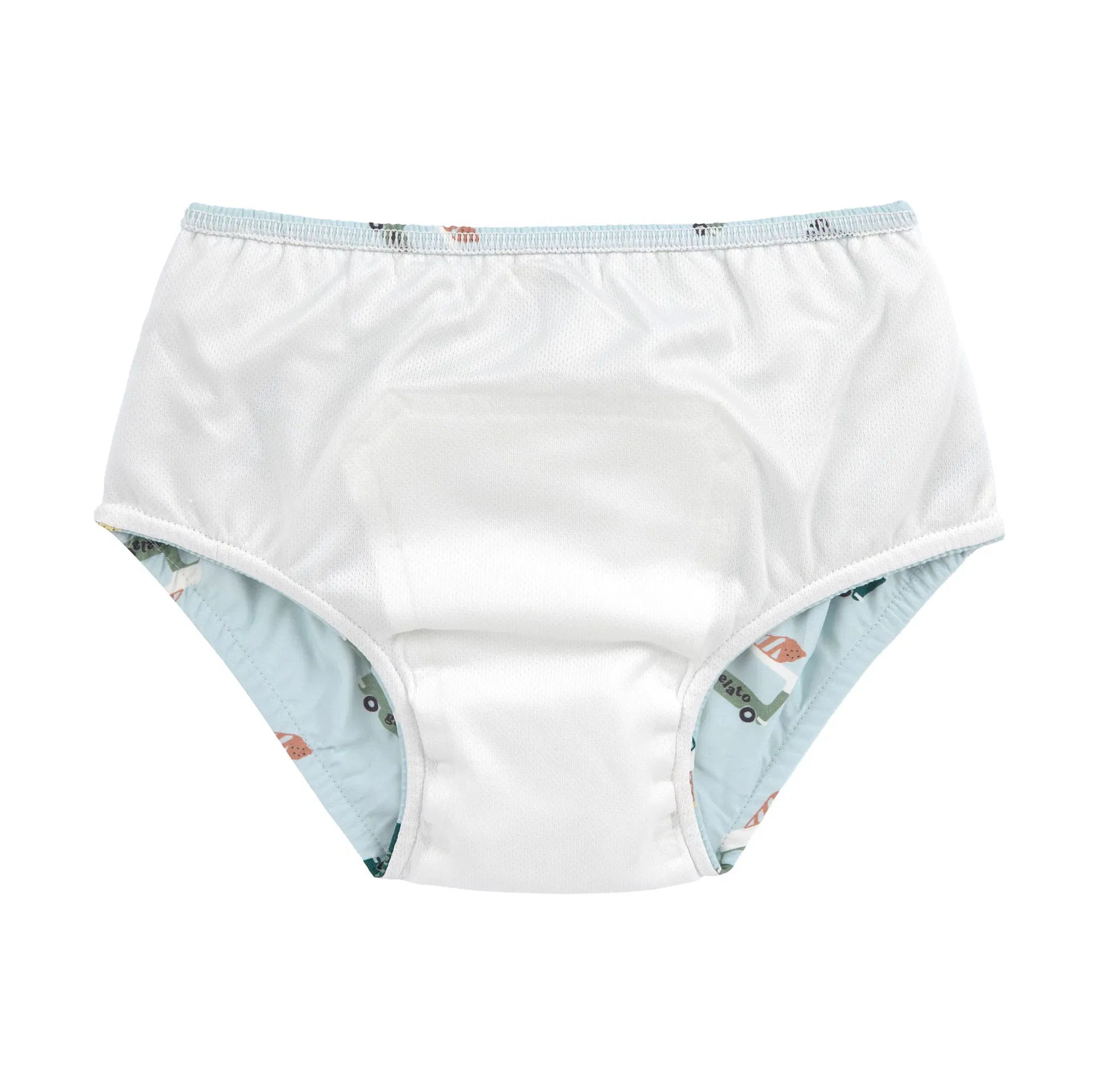 Schwimmwindel Eiswagen Blau