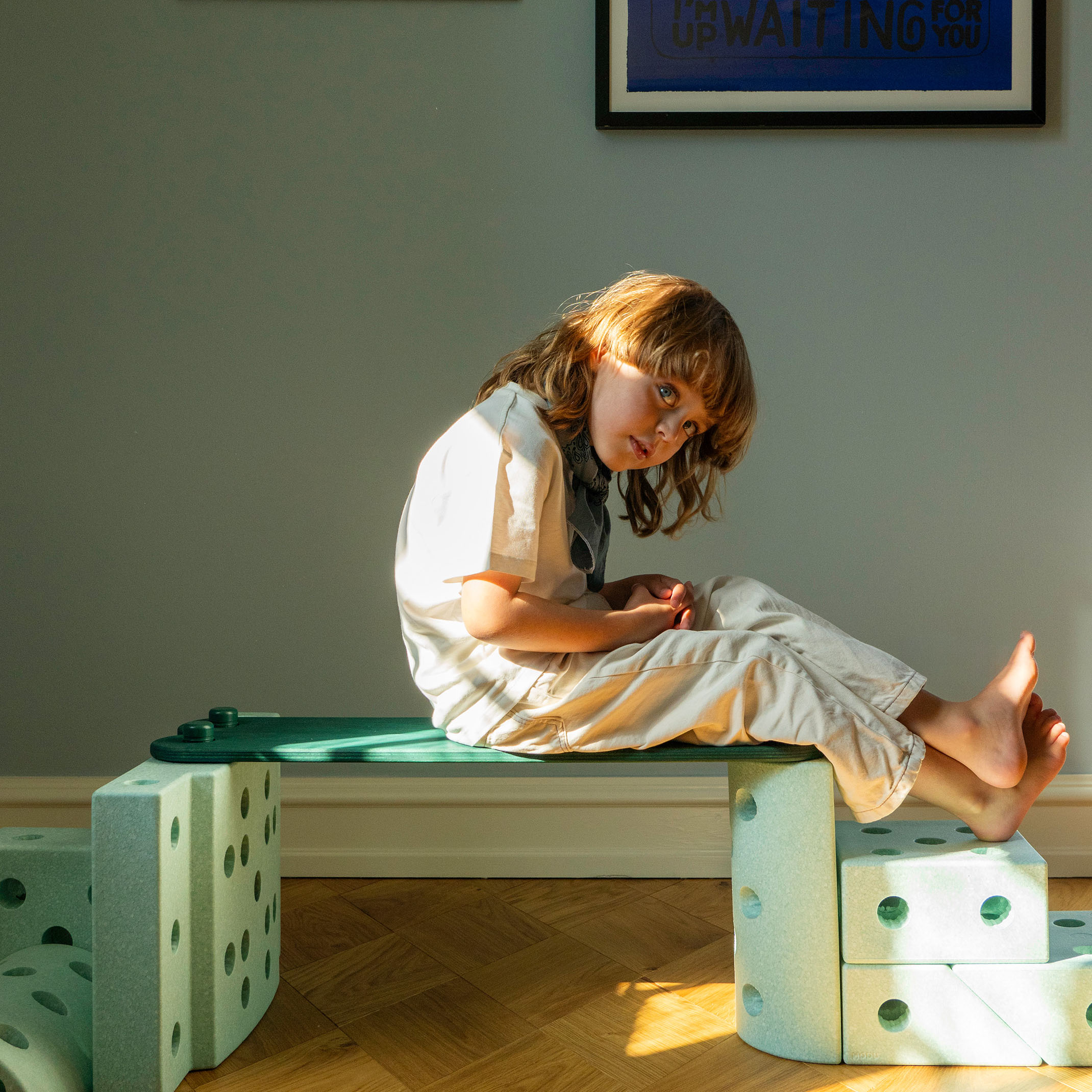 Balancierbalken für Balance Track Forest Green