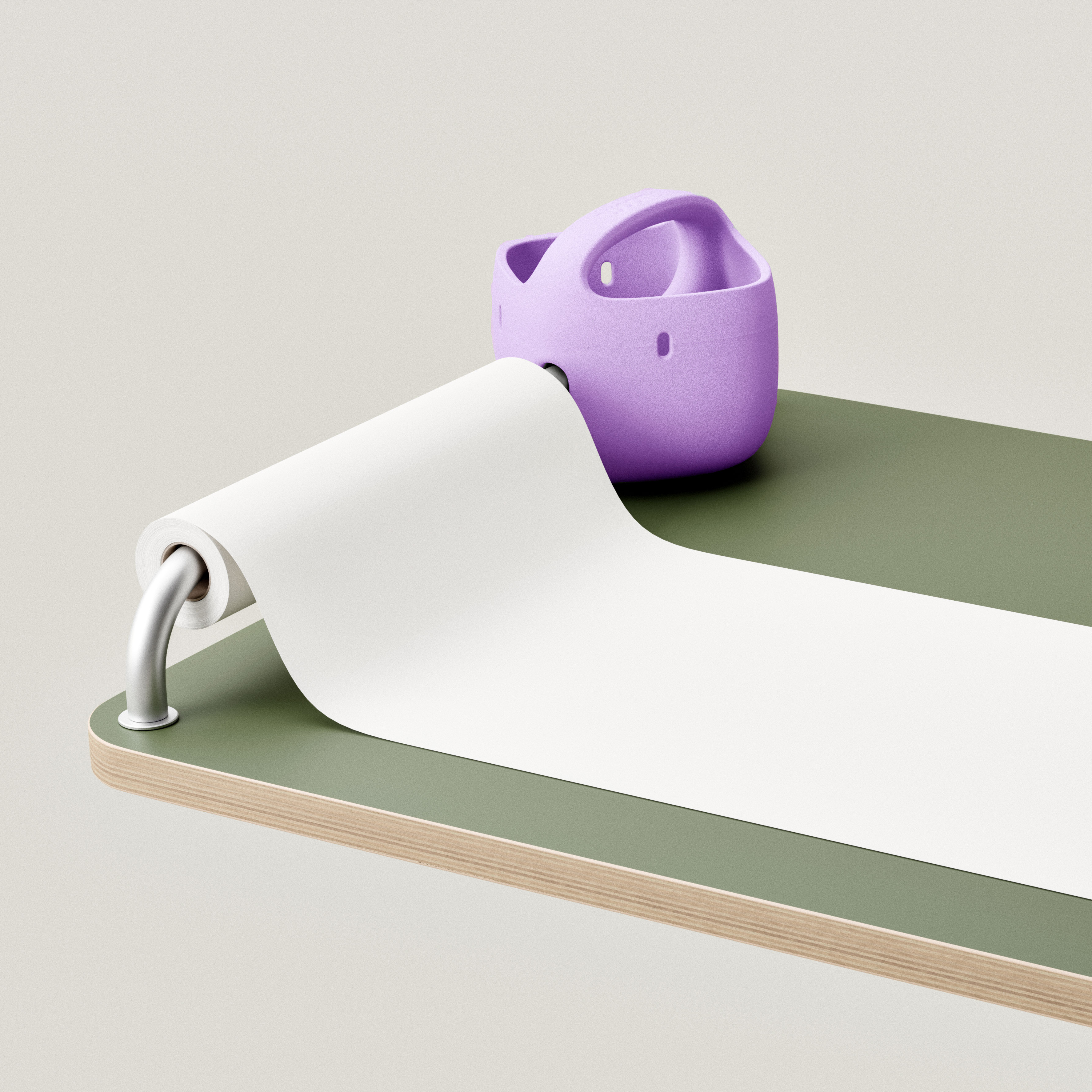 woom POP Fahrradkorb & Stifthalter Lila