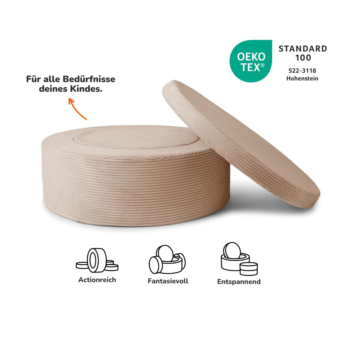 Donut Cord Karamell Beige