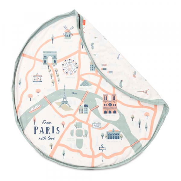 2 in 1 Spieldecke Paris Map