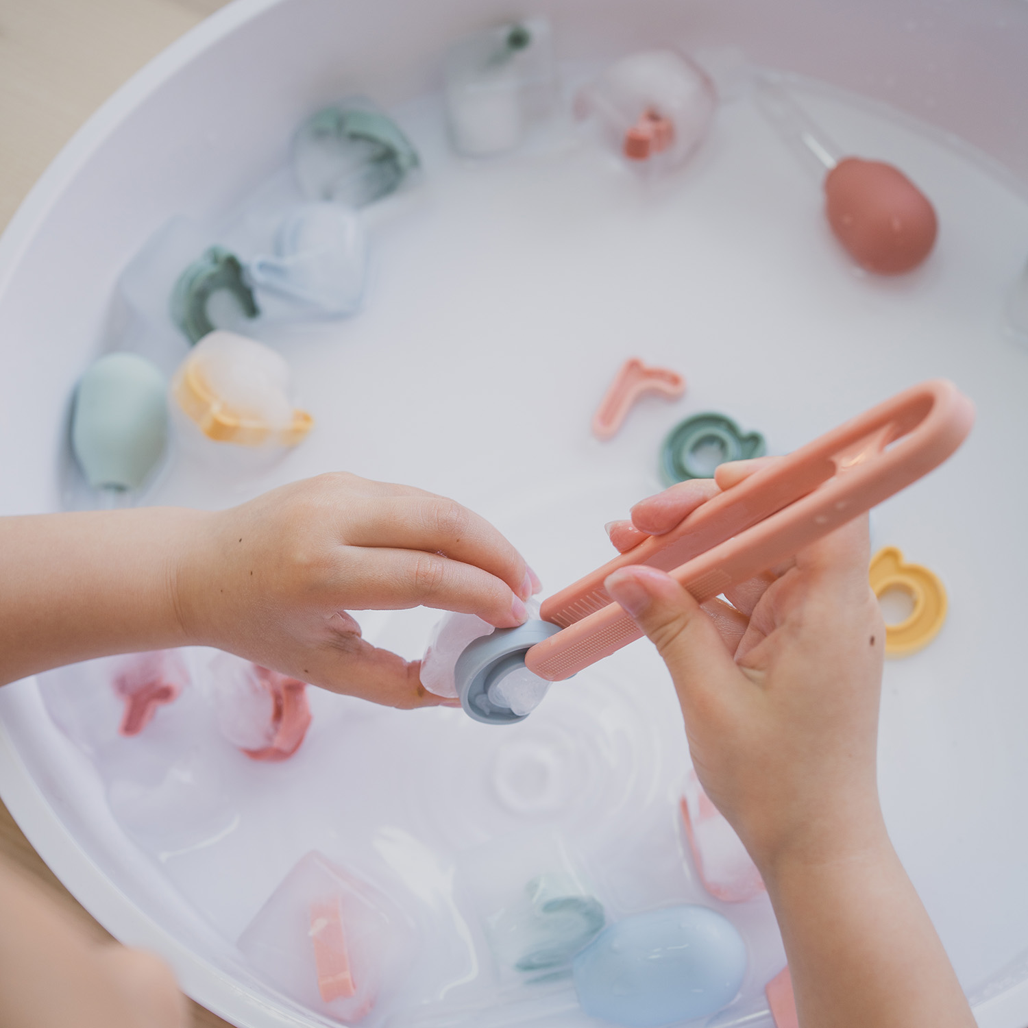 Zangen Set Corall / Gelb Pastell