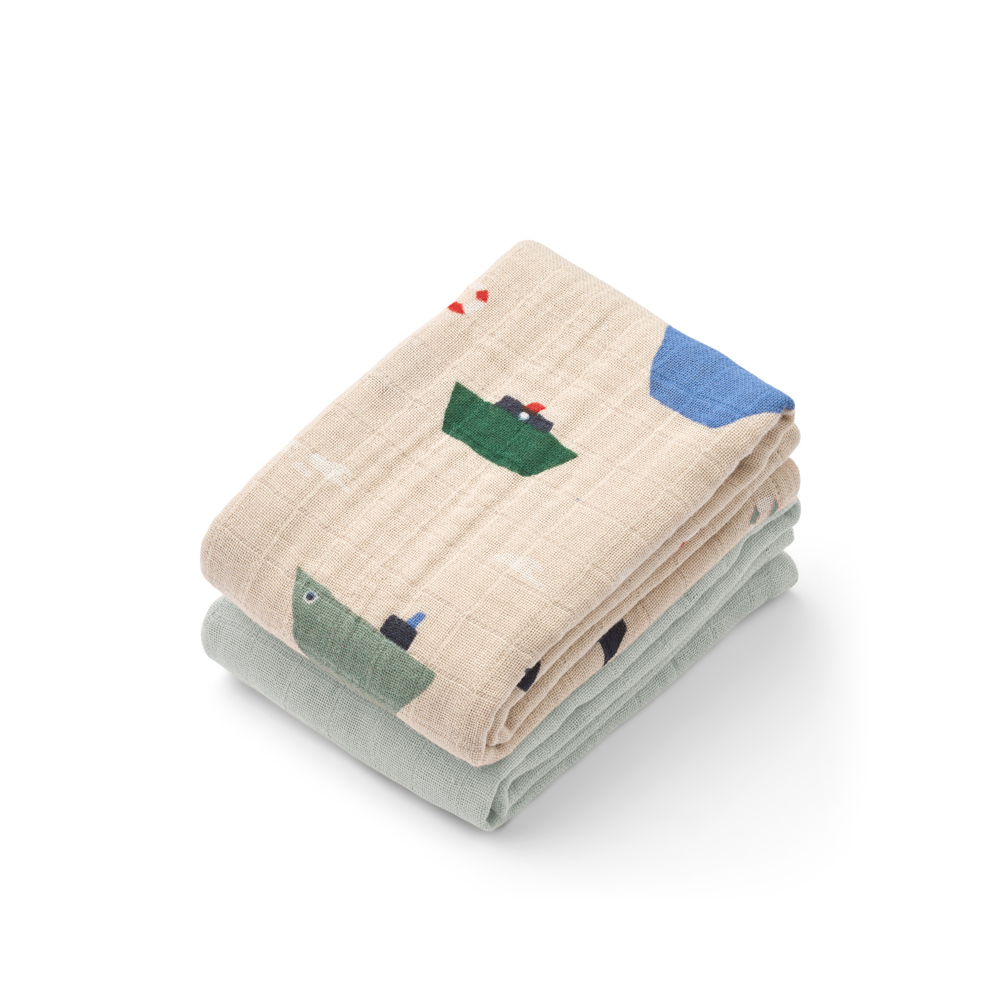 Mulltücher Set Lewis Sailing / Dove Blue