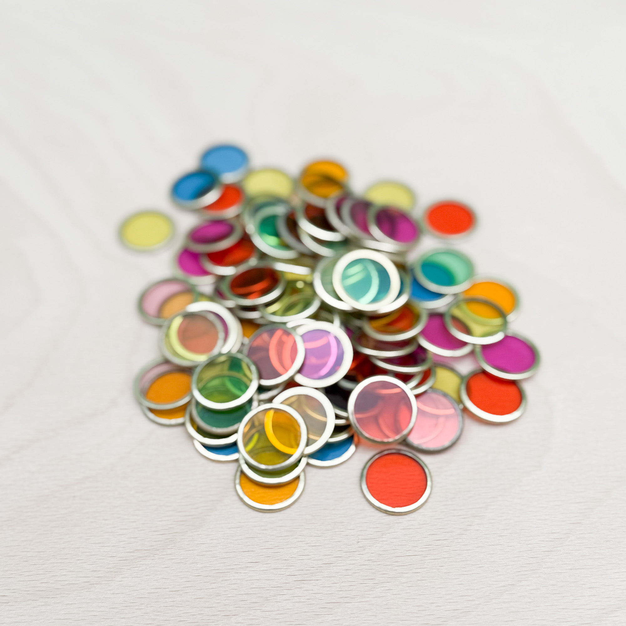 Chips mit Metallrahmen 100 Stk. 