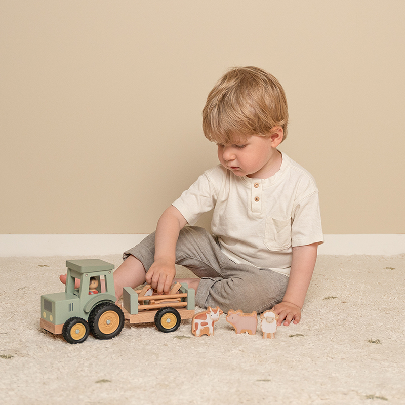 Traktor mit Anhänger Little Farm  Traktor mit Anhänger Little Farm