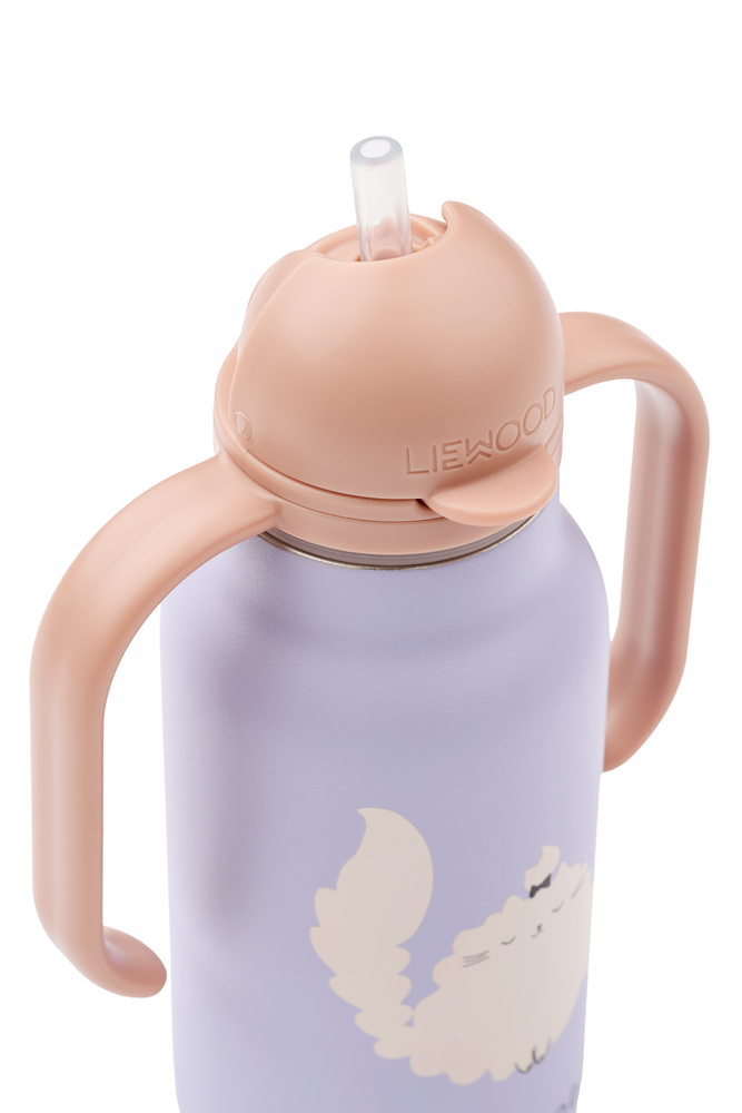 Trinkflasche Kimmi 250ml Cat / Warm lilac