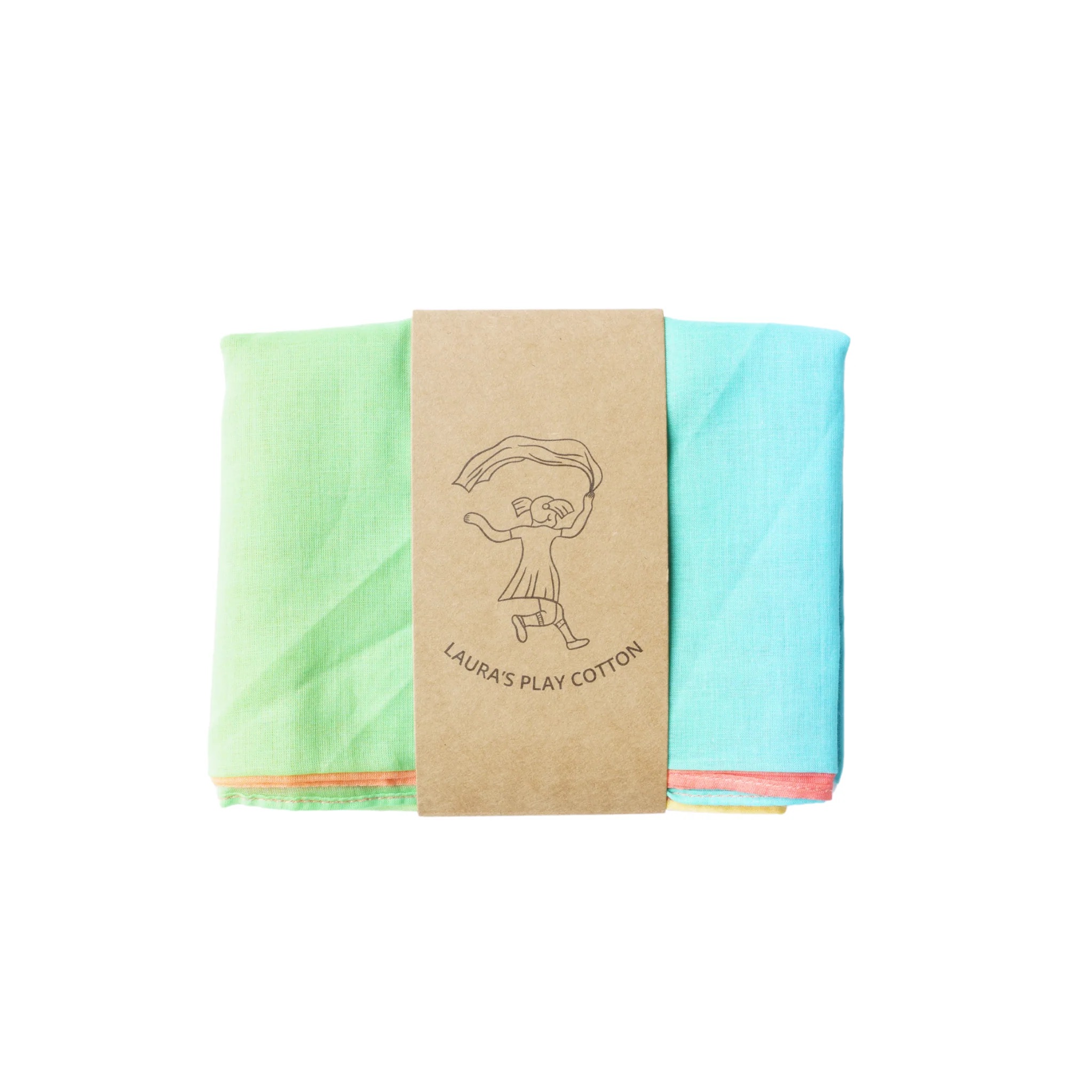 Spieltuch Rainbow Pastell 90 x 90 cm