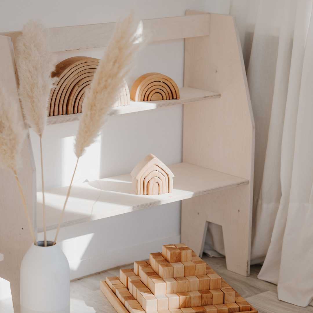 SHIZU Spielständer mit Leinendach SHIZU Spielständer mit Leinendach