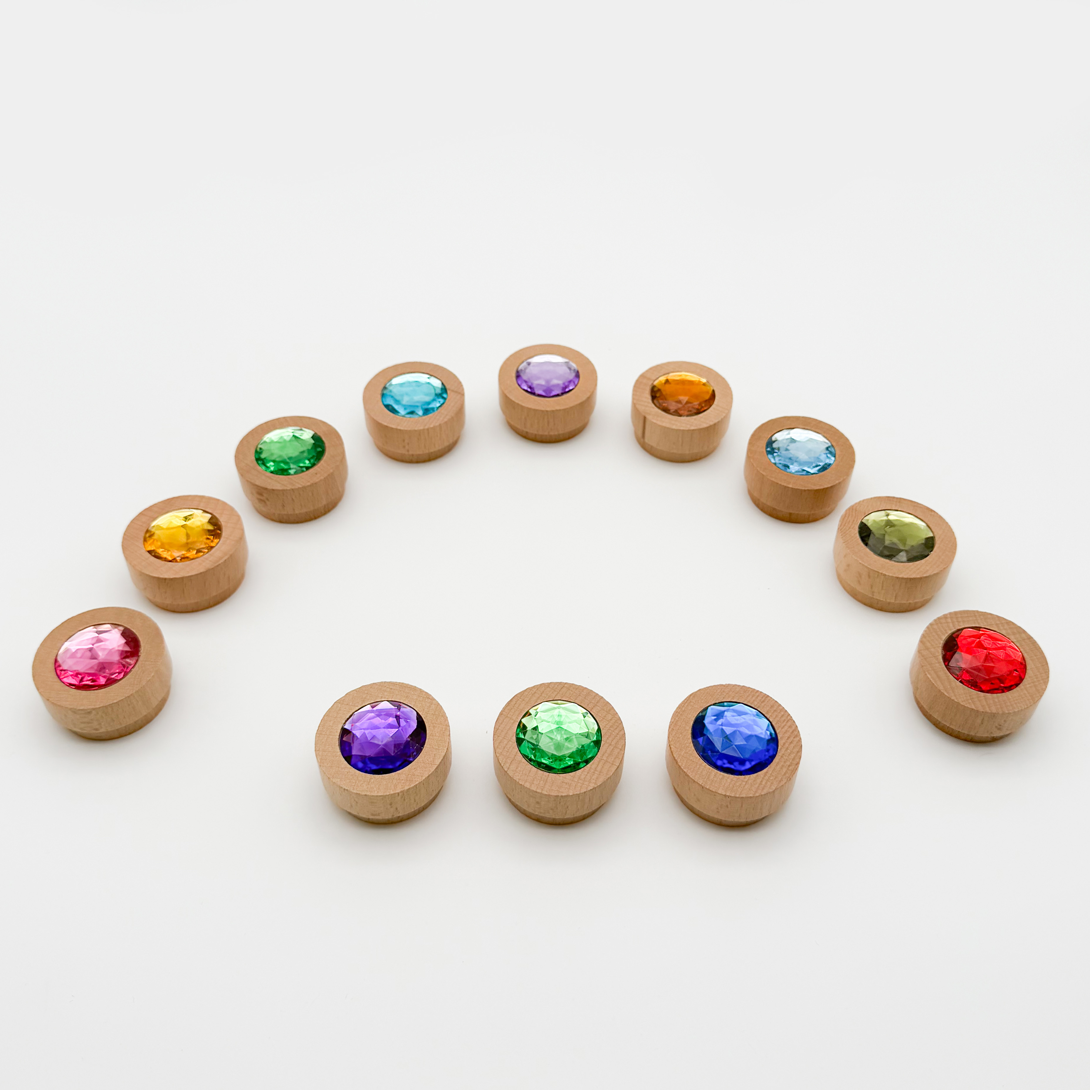 Holz Funkelstein Einzelstück