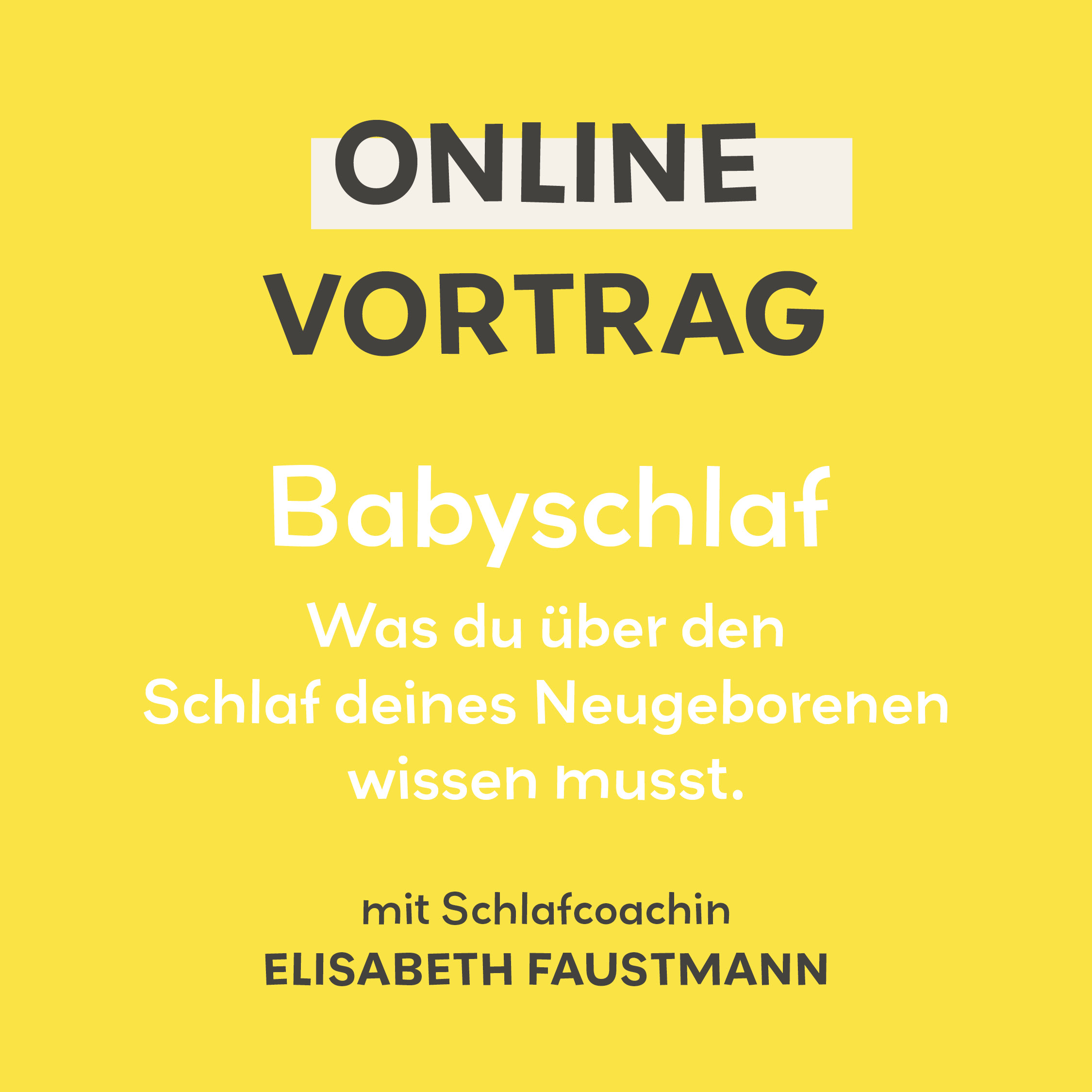 Online-Vortrag Neugeborenenschlaf am 25.09.23 um 20:00 Uhr