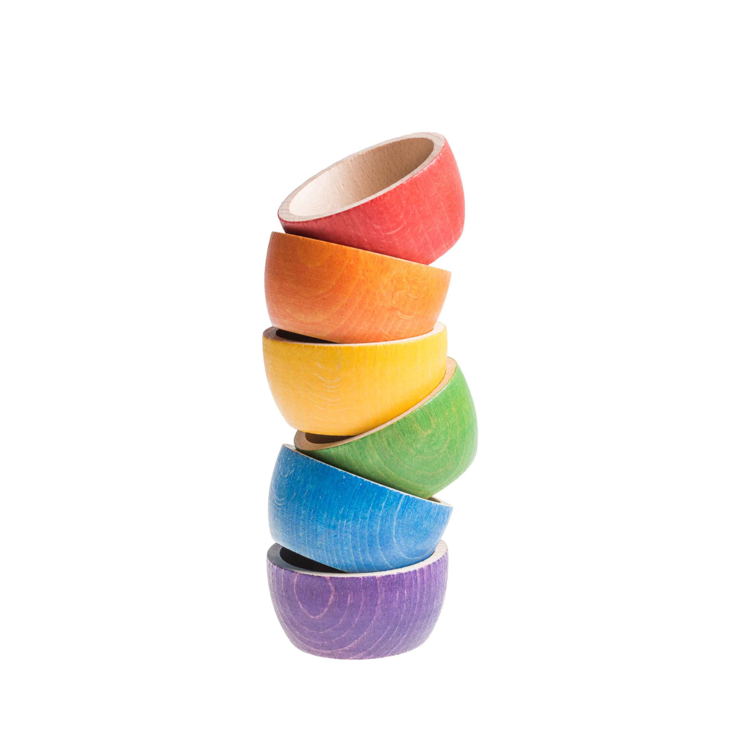 Holzspielzeug Set 6 Bowls Holzspielzeug Set 6 Bowls