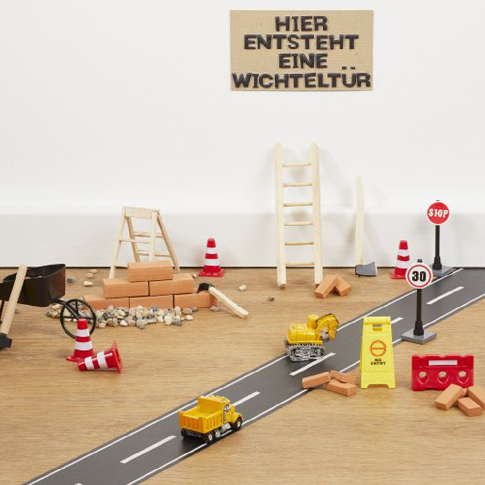 Straße selbstklebend