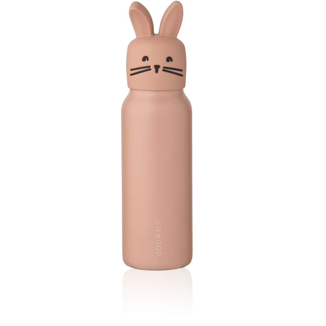 Trinkflasche Falk mit Silikondeckel Hase Pale tuscany  Trinkflasche Falk mit Silikondeckel Hase Pale tuscany