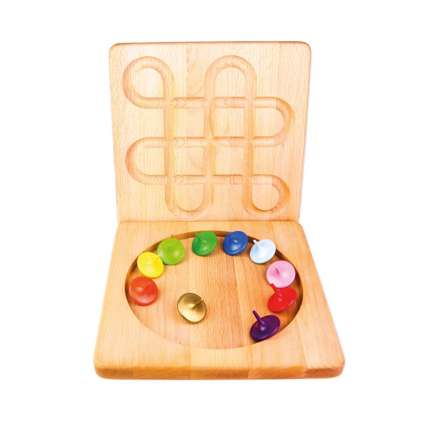 Kreiselbrett und Kreisel