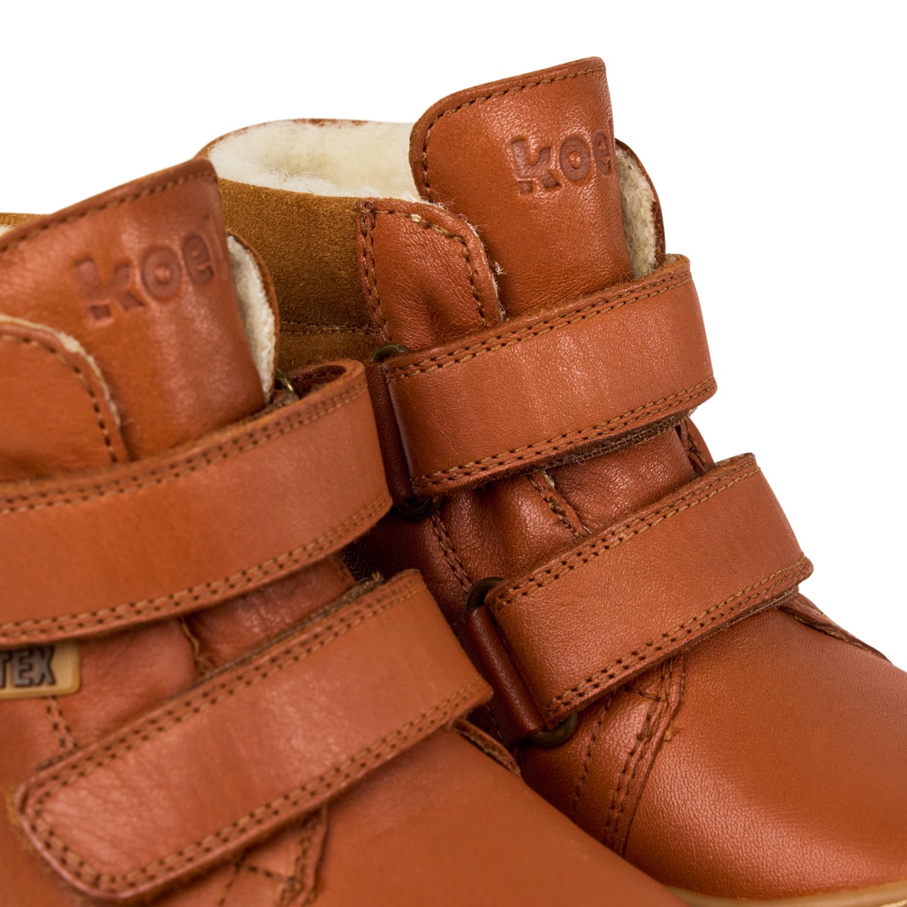 Winterschuh Demil Wolle Cognac Tex