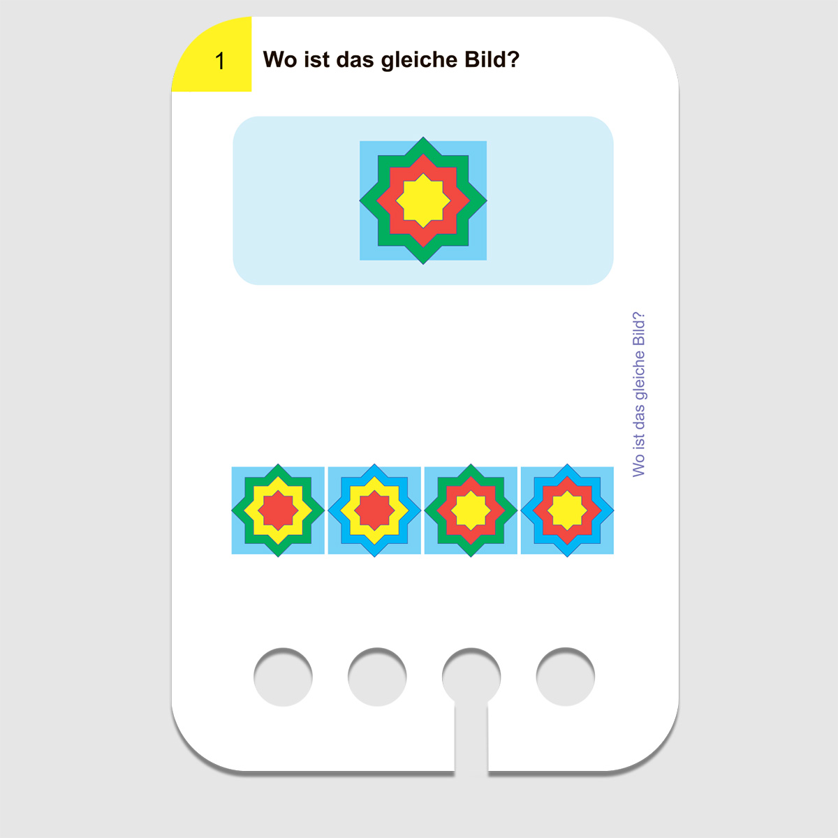 Lochkasten Kartensatz 5+ Wo ist das gleiche Bild? Lochkasten Kartensatz 5+ Wo ist das gleiche Bild?