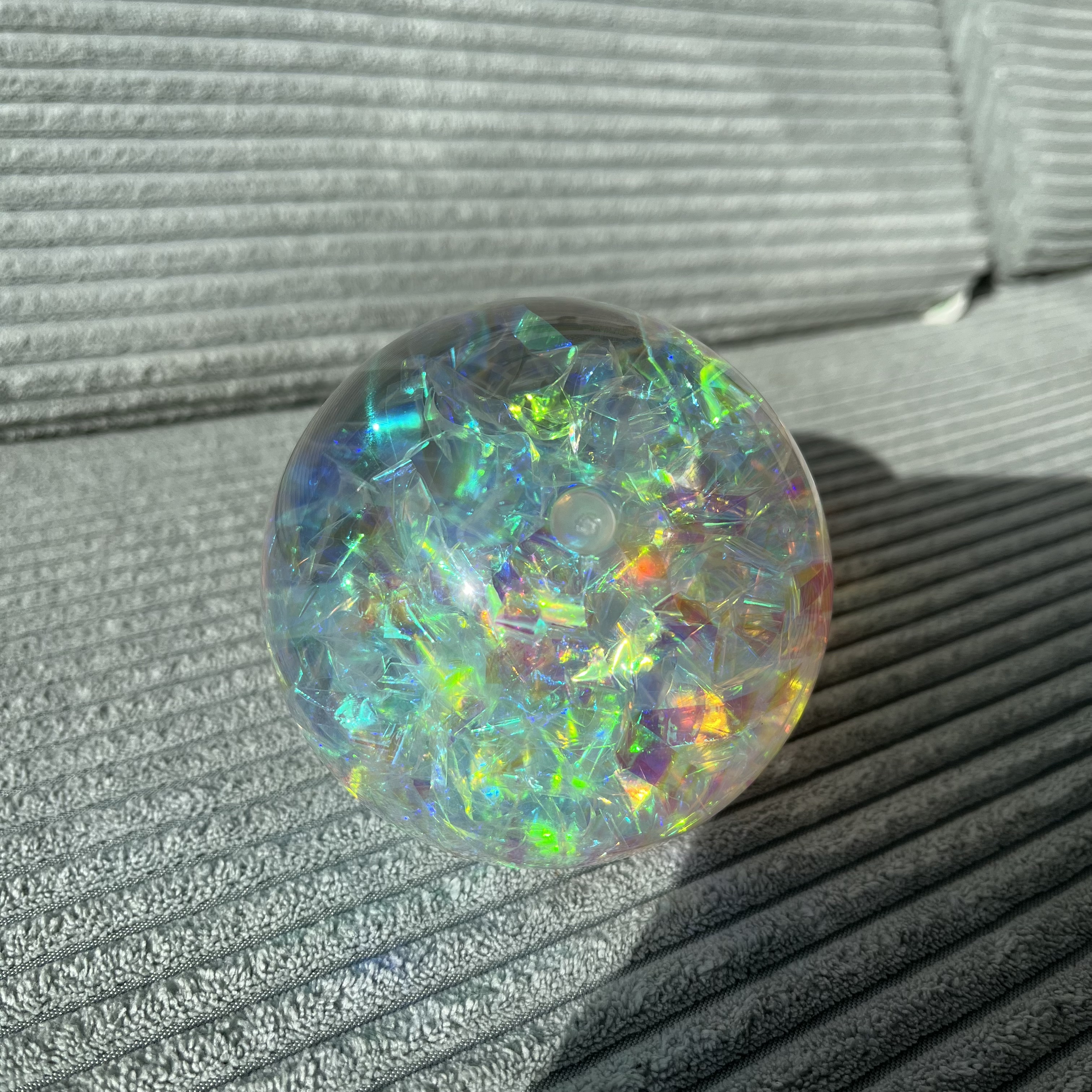 Flummi-Ball Glitzerfäden Flummi-Ball Glitzerfäden