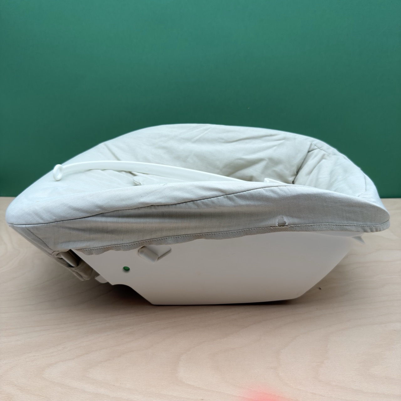 Newborn Set Beige akzeptabler Zustand mit Extrabezug kariert
