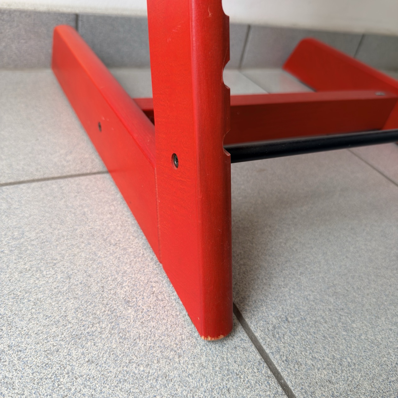 Hochstuhl Rot, Generation 1, Sehr gut