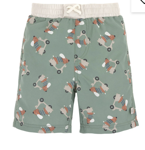 UV-Badehose (mit Windeleinsatz) Hund Grün