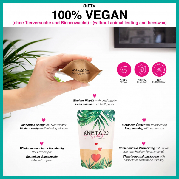 Vegane Knete 4er Set Bags Vegane Knete 4er Set Bags