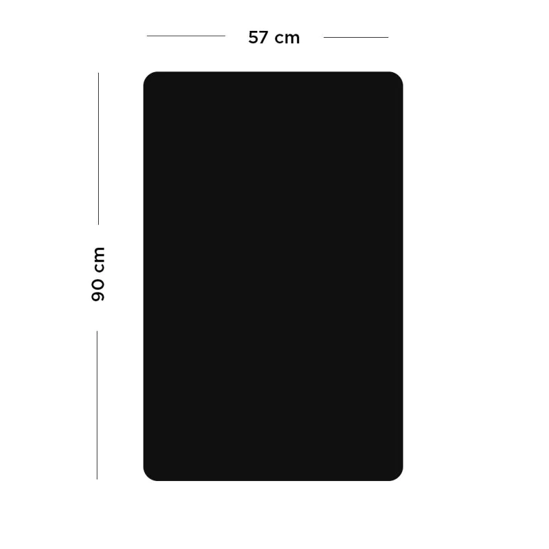 Magnetische Tafel Schwarz Gr. M