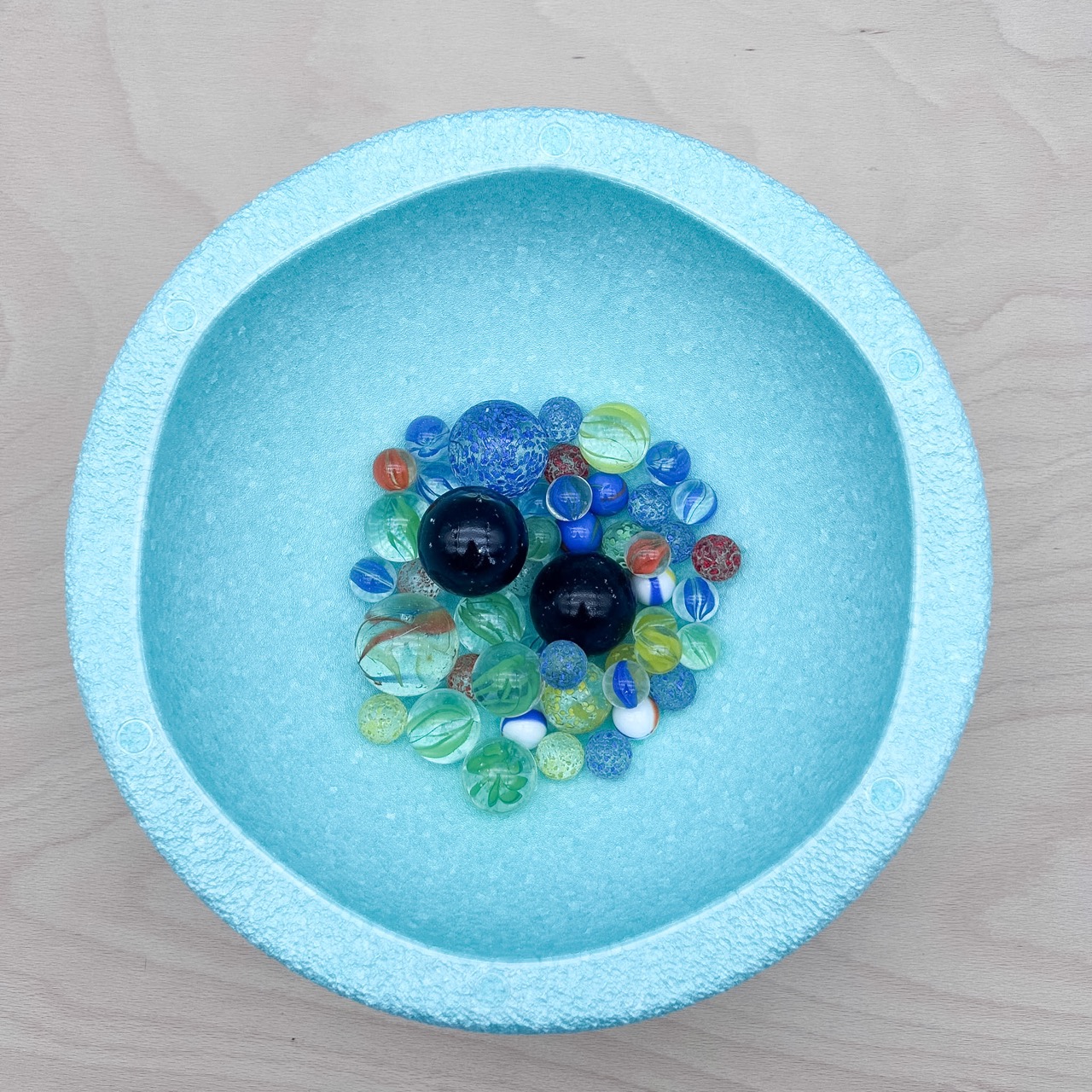 Murmelbeutel mit 50 Murmeln