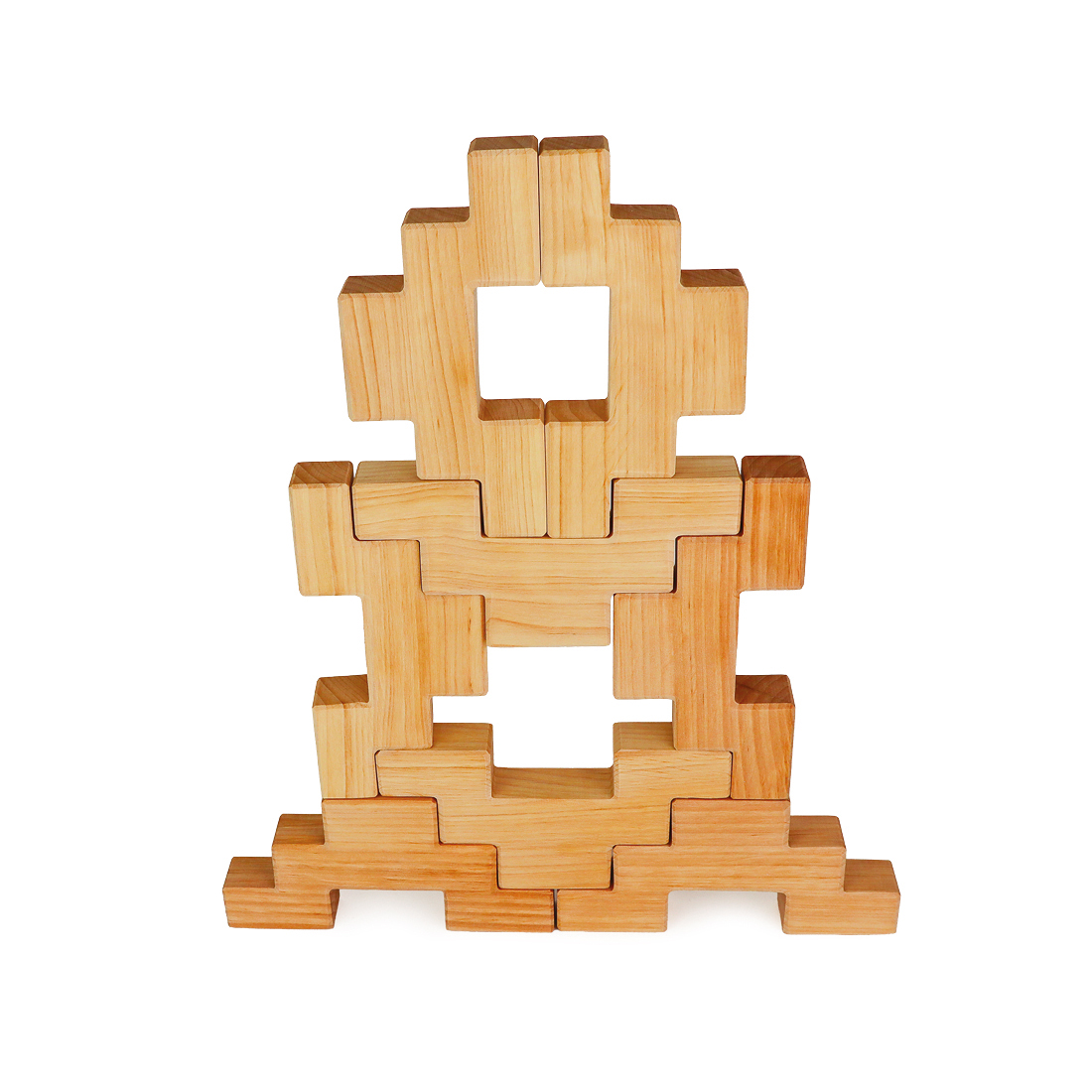 Treppenhölzer Natur Einzelstück