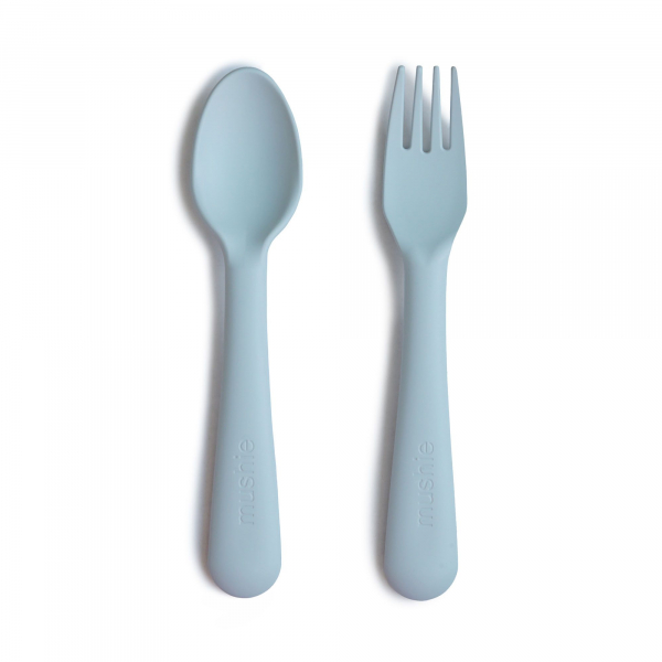 Gabel und Löffel Set Powder Blue