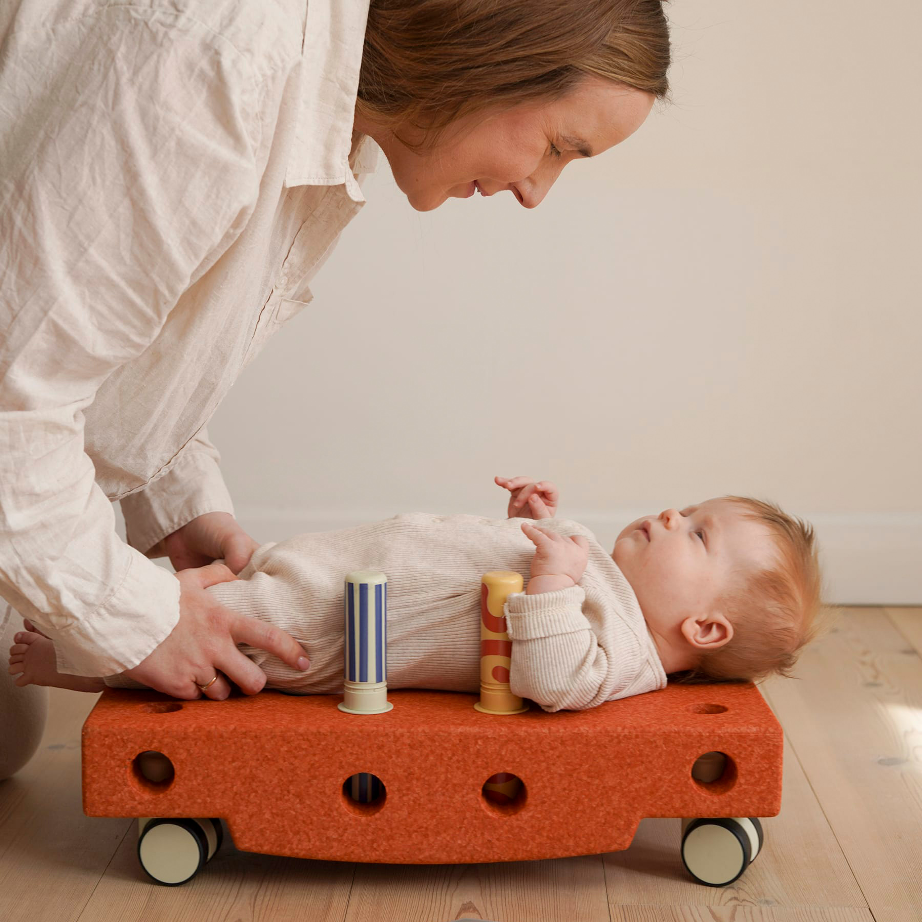 Baby Activity Set Burnt Orange