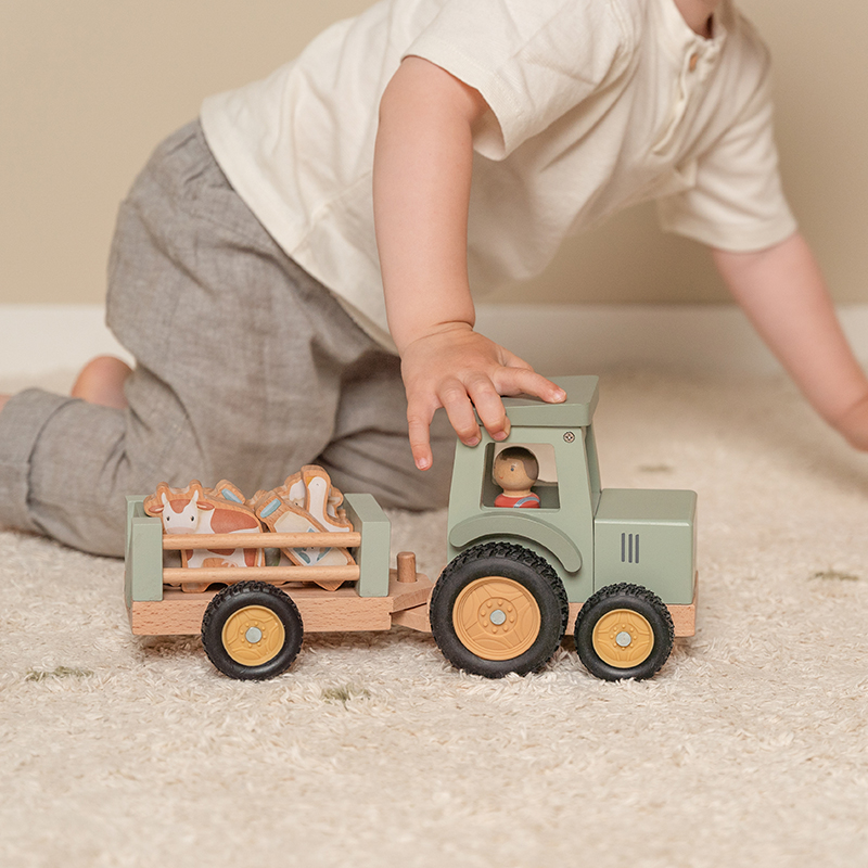Traktor mit Anhänger Little Farm  Traktor mit Anhänger Little Farm