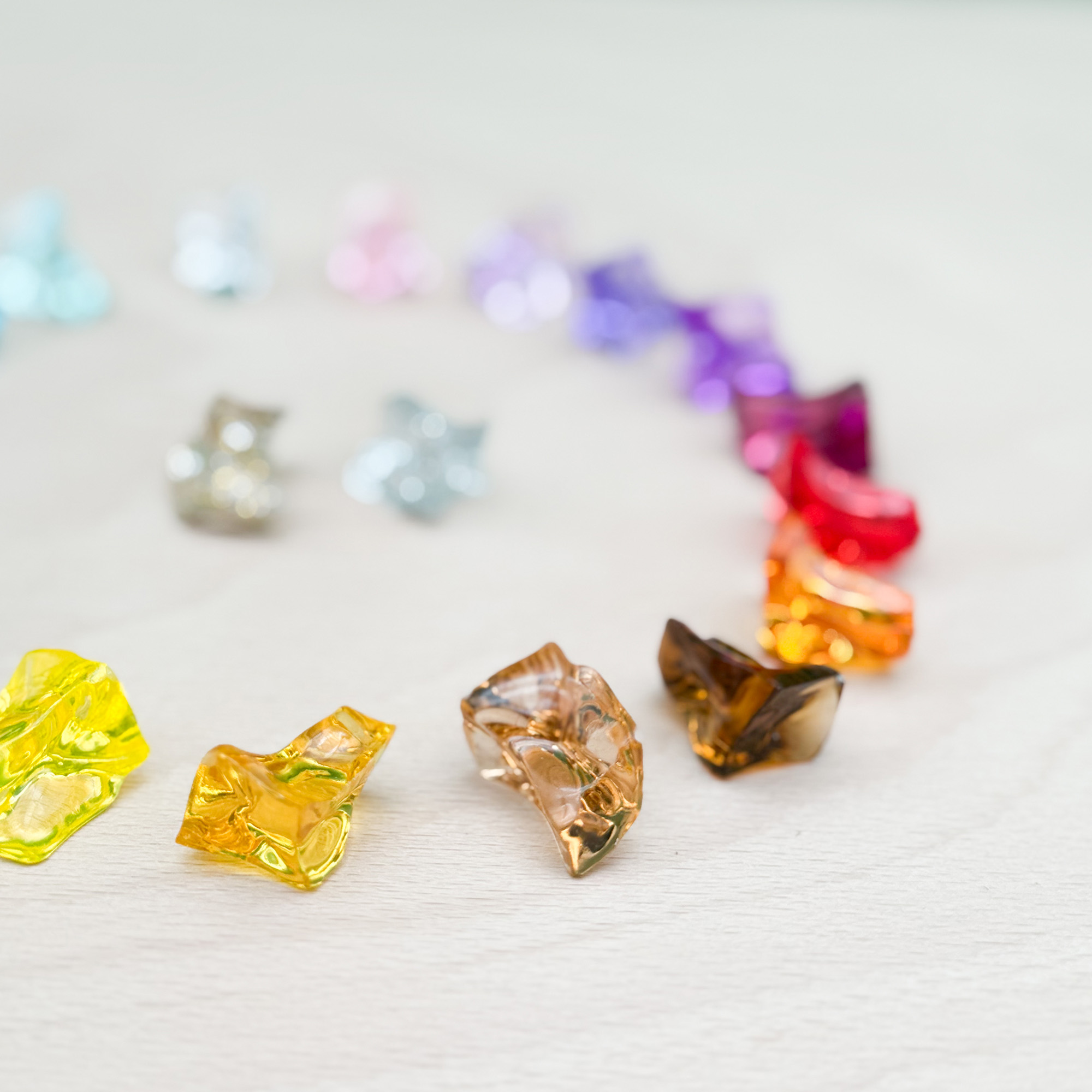 Legesteine 4 Elemente Feuer, Wasser, Erde, Luft 500tlg.