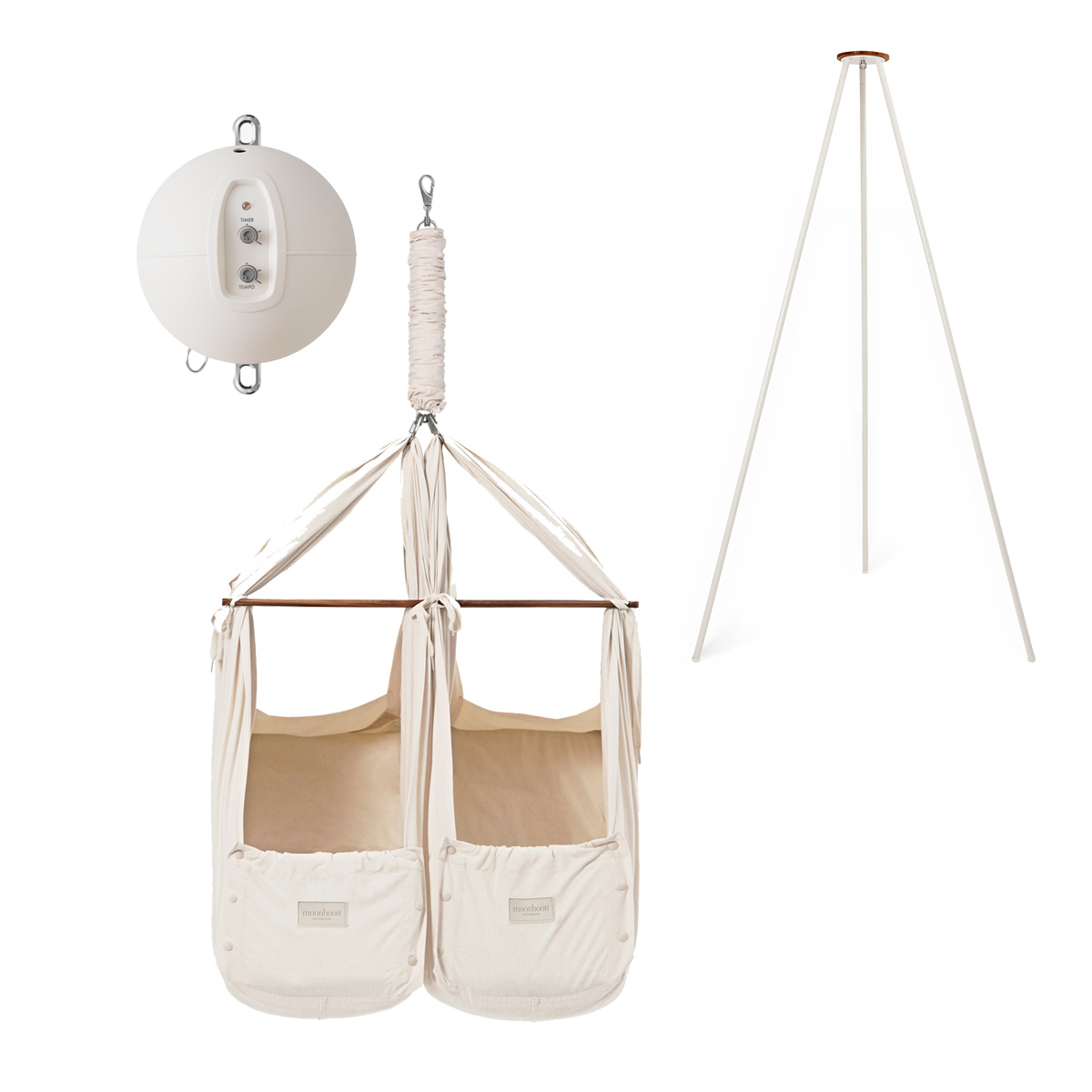 Federwiege Set Zwillinge mit Motor Original & Gestell Federwiege Set Zwillinge mit Motor Original & Gestell