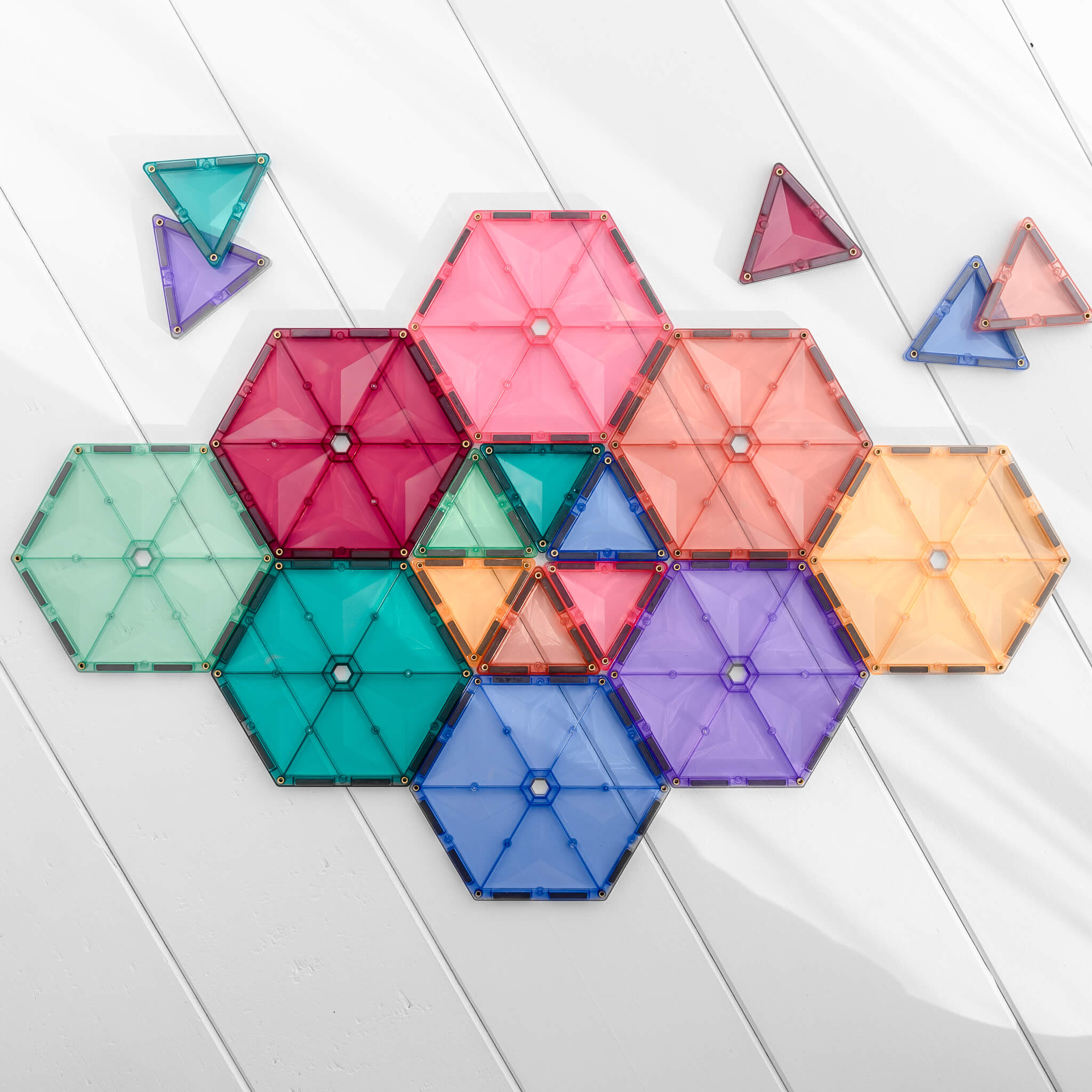 Magnetbausteine Pastel Geometry Pack 40tlg. Magnetbausteine Pastel Geometry Pack 40tlg.