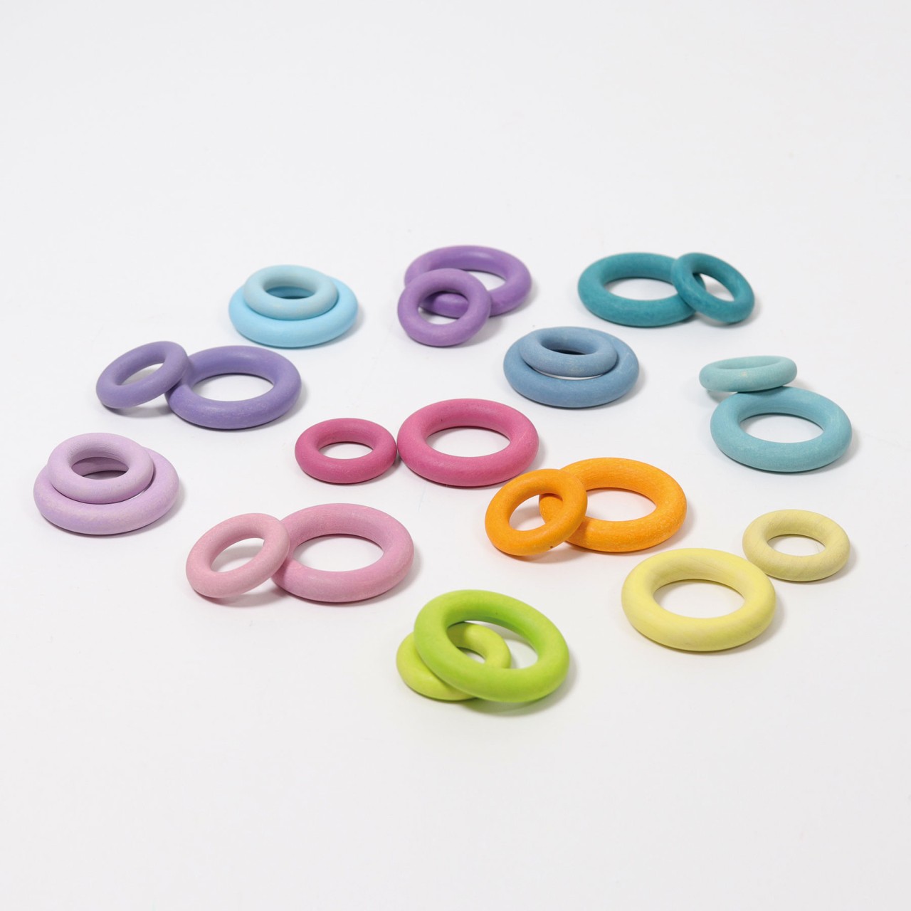 Bauringe Regenbogen Pastell Bauringe Regenbogen Pastell