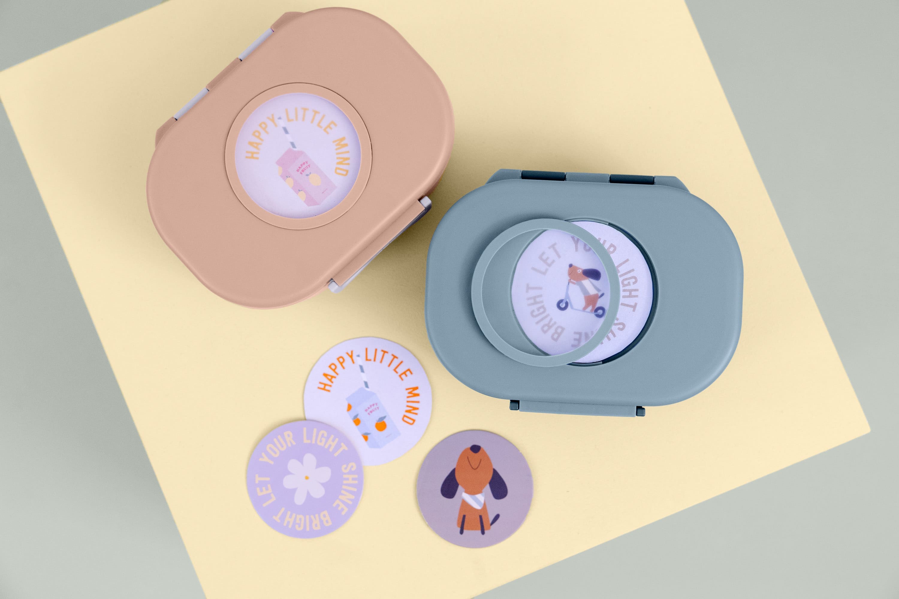 Brotdose Pattern Party Rosa